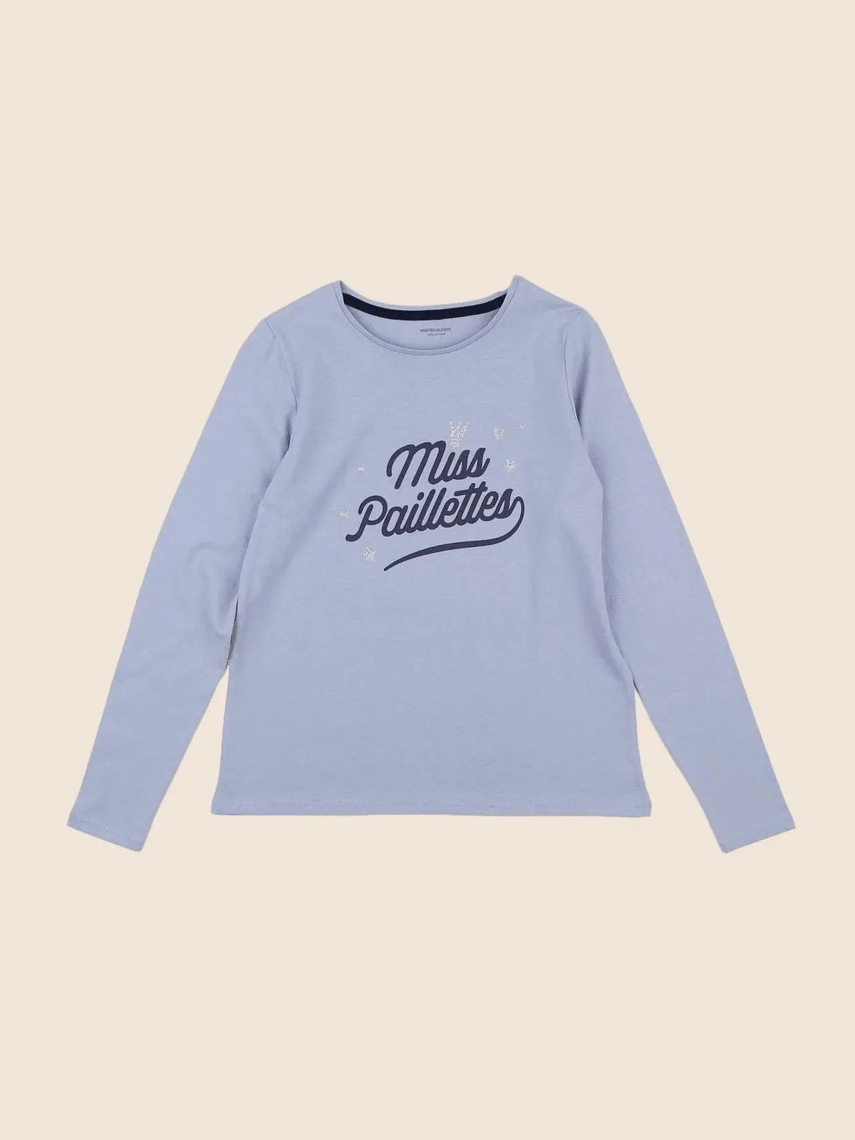 Vertbaudet - tee-shirt bleu - 10 ans