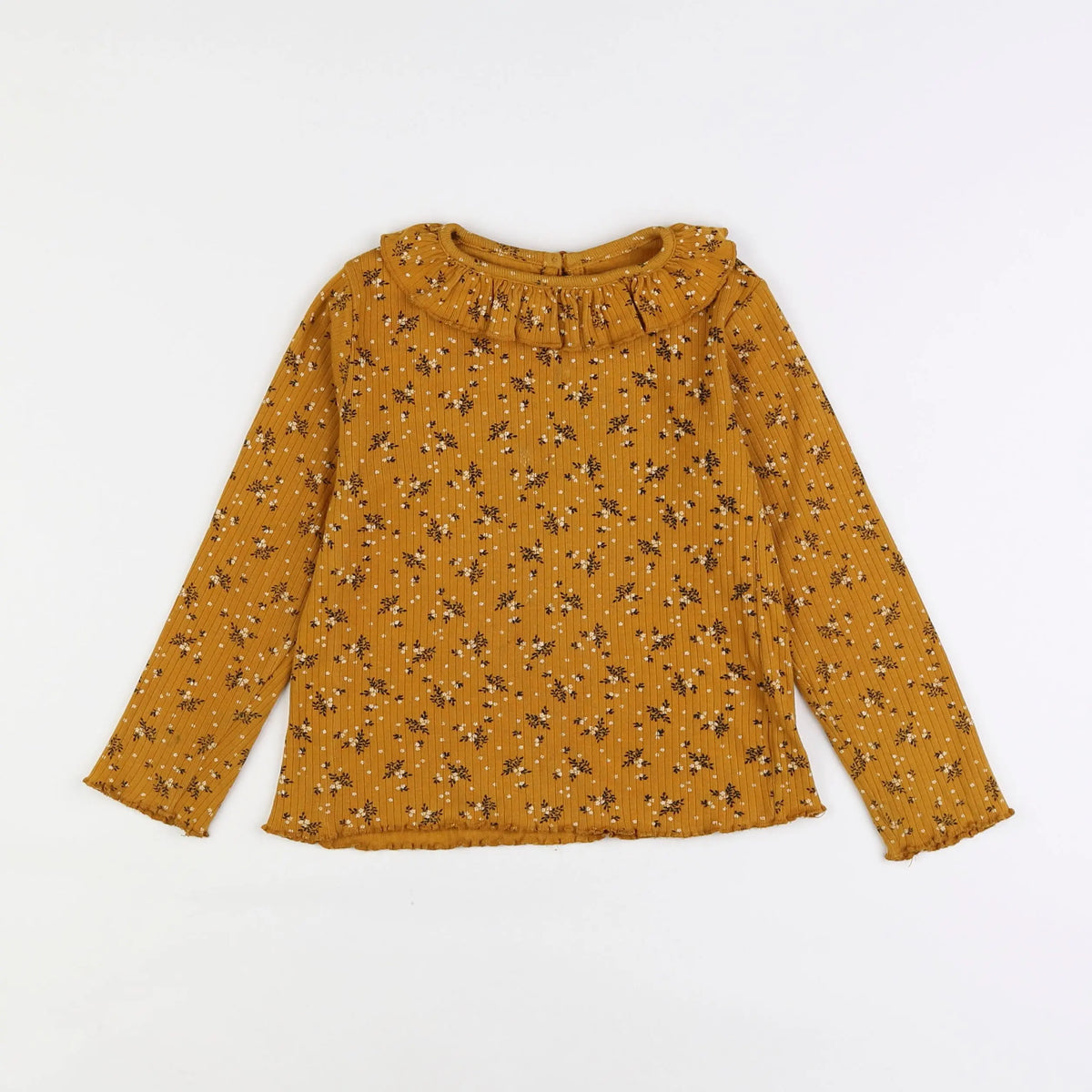 Vertbaudet - tee-shirt jaune - 6 ans
