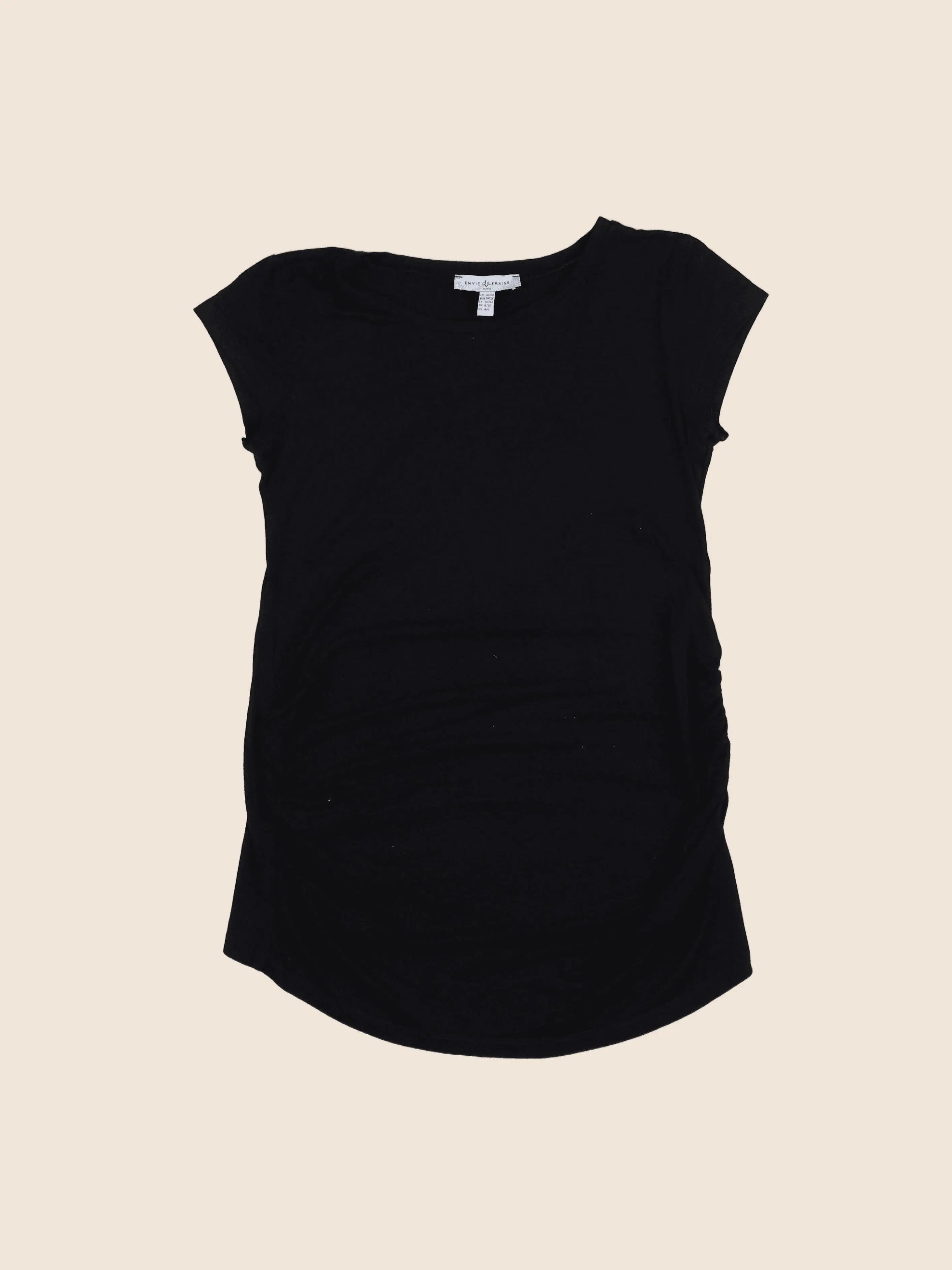 Envie de fraise - tee-shirt grossesse noir - 34 à 36