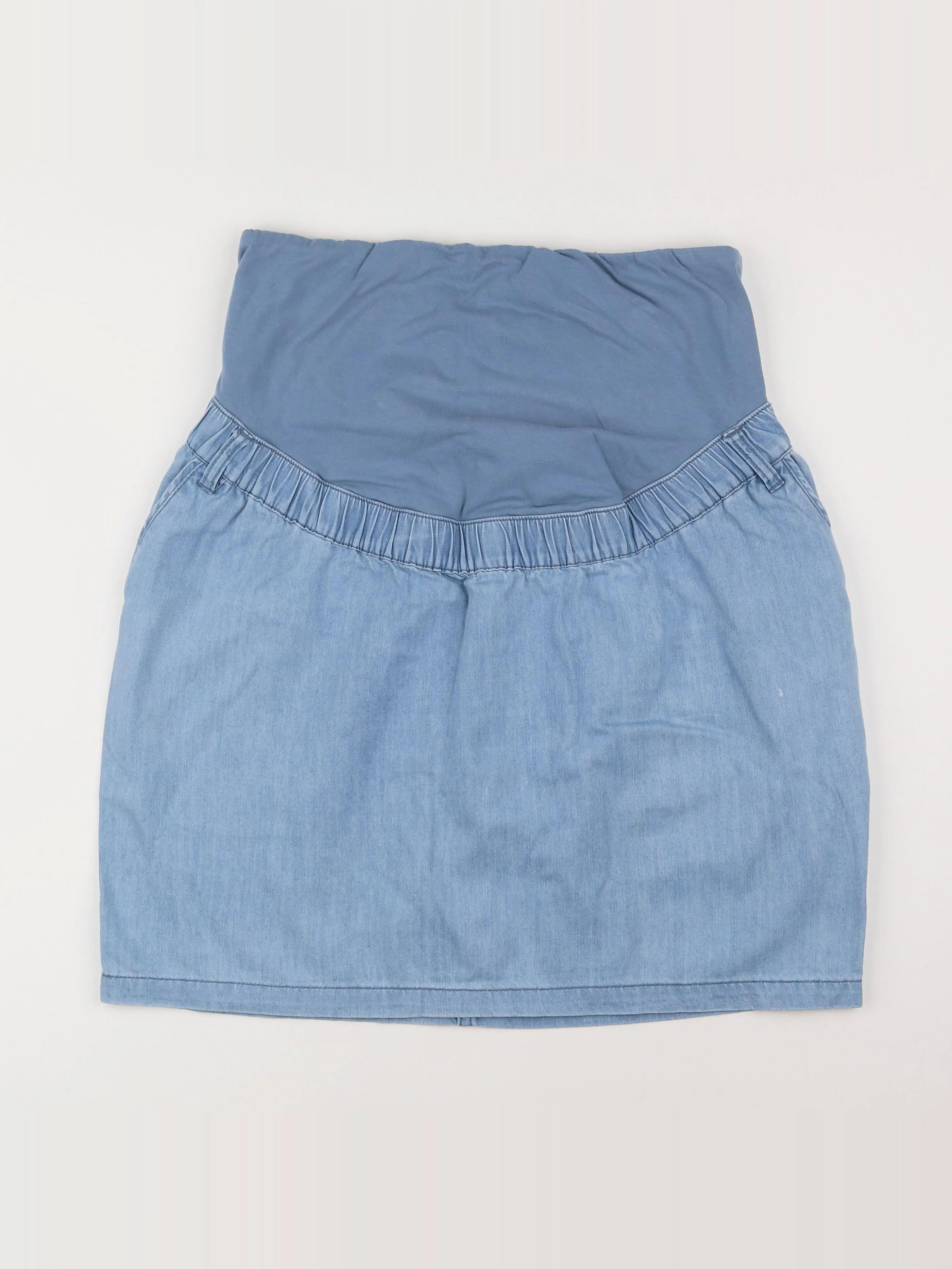 Vertbaudet - jupe grossesse bleu - 42