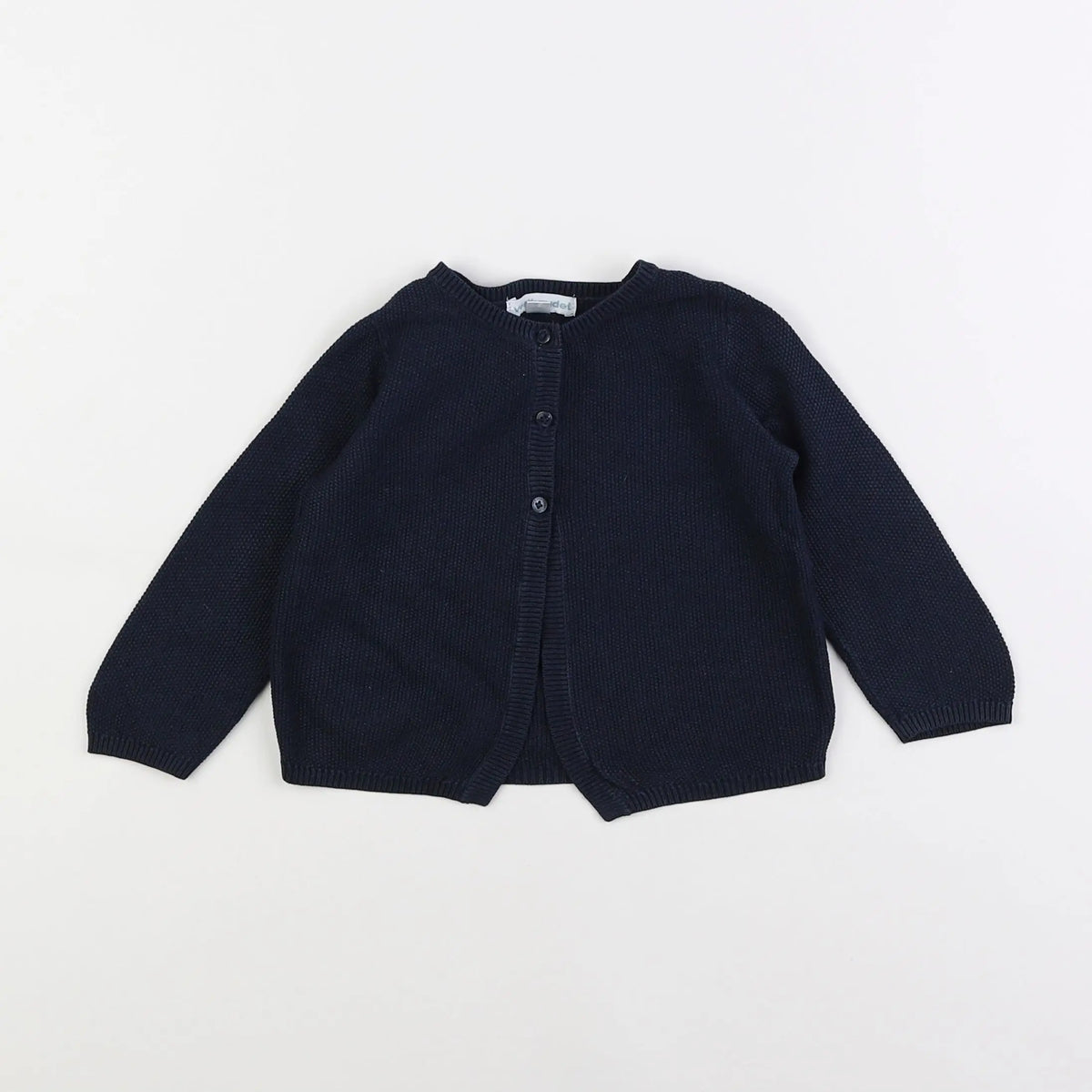 Vertbaudet - gilet bleu - 6 mois