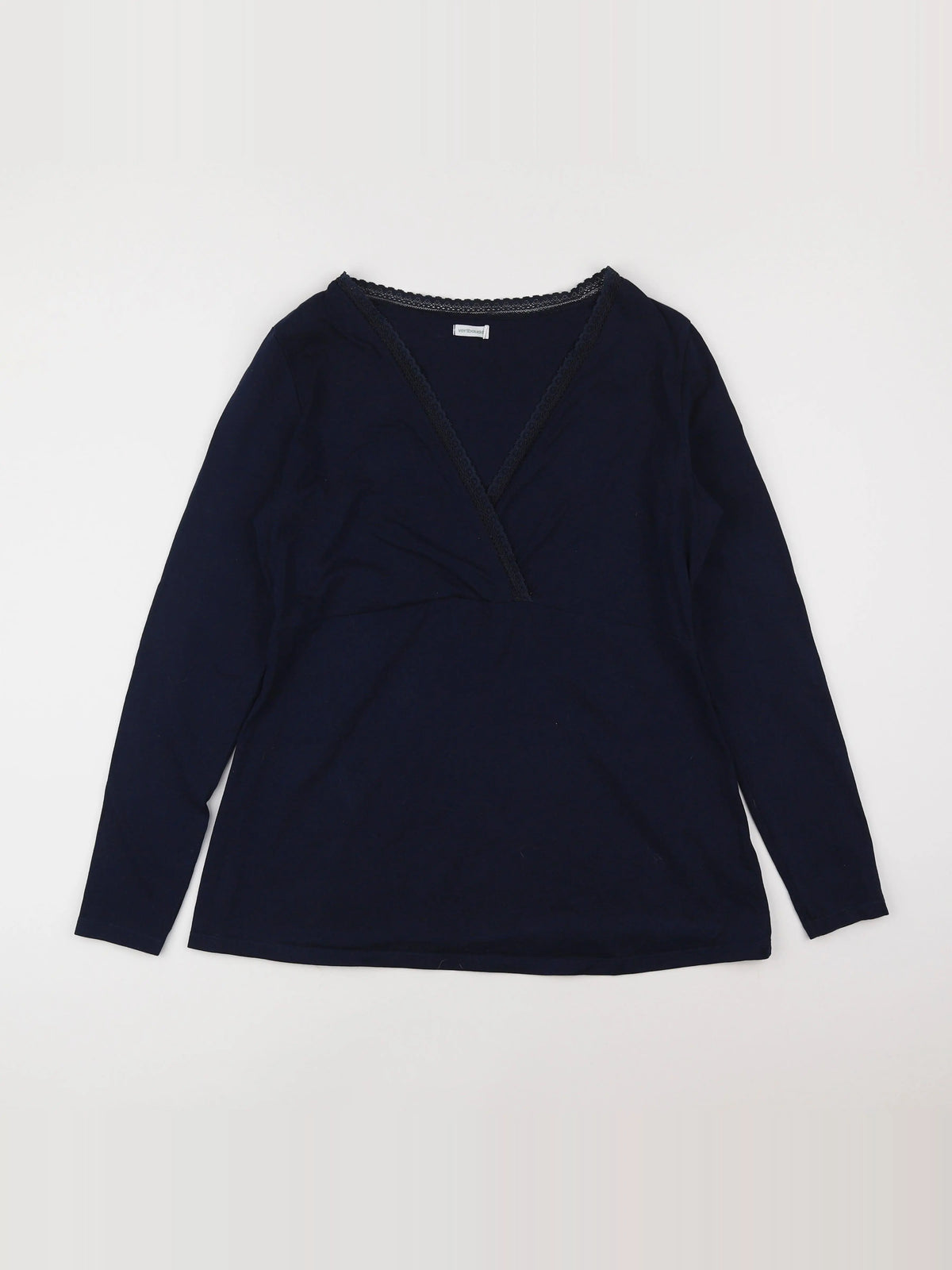 Vertbaudet - tee-shirt allaitement bleu - 42 à 44