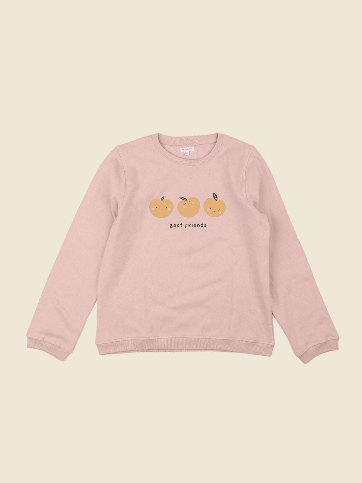 Vertbaudet - sweat rose - 14 ans