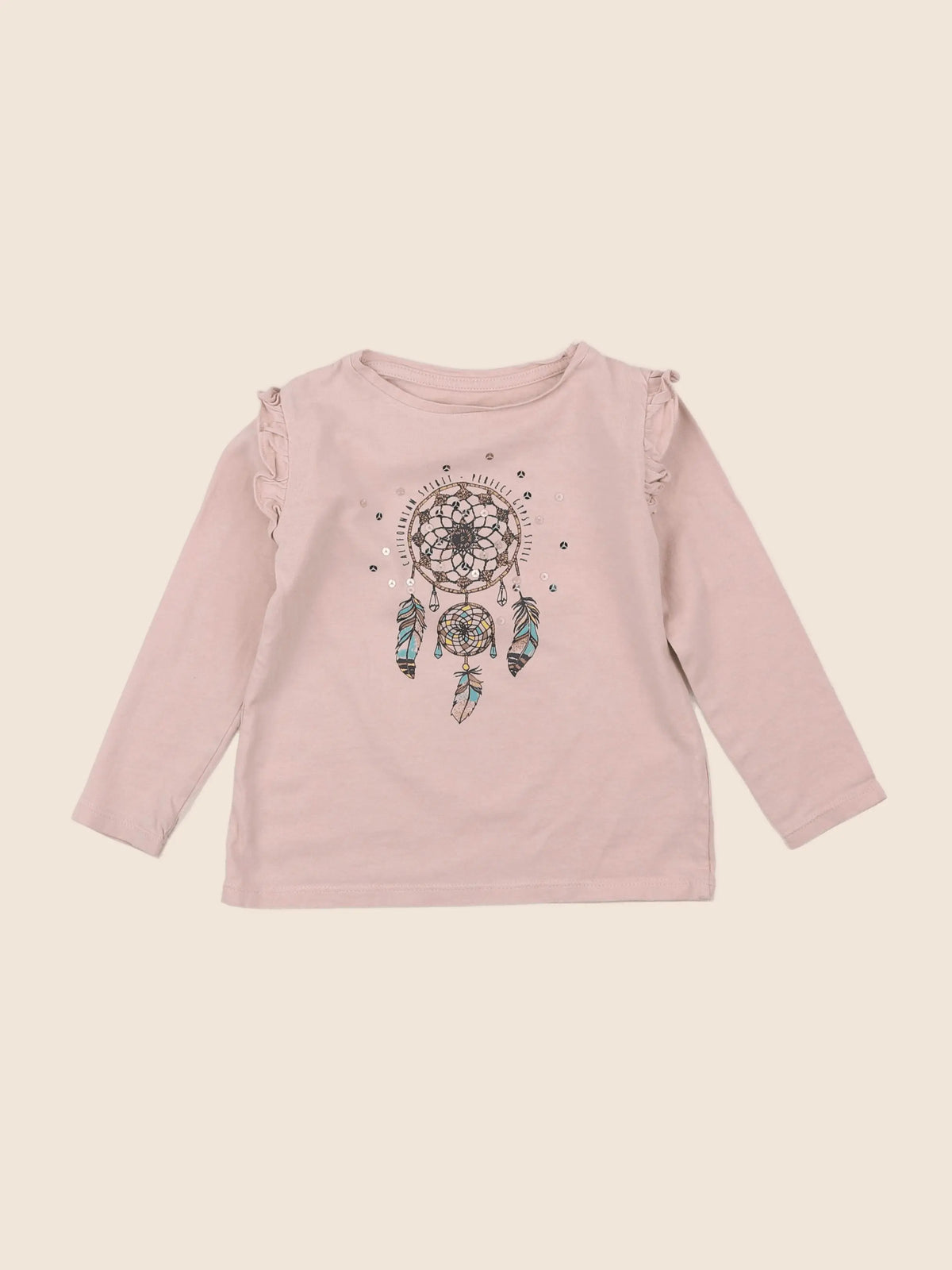 Vertbaudet - tee-shirt rose - 4 ans