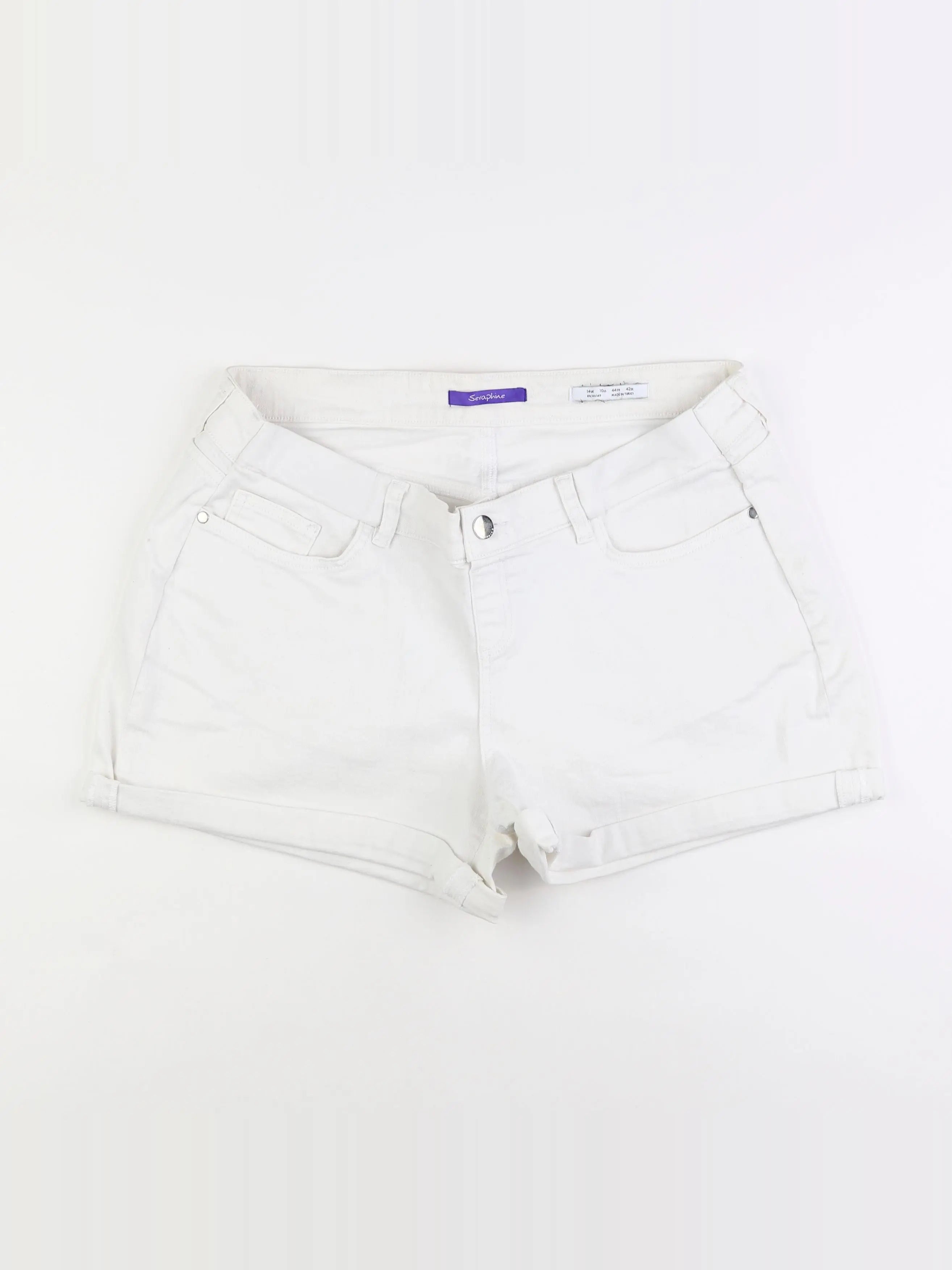 Seraphine - short grossesse blanc - 44