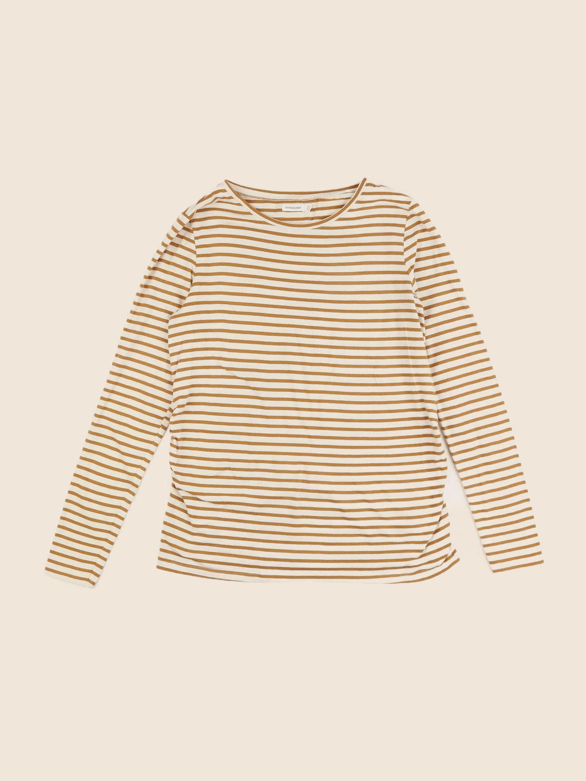 Vertbaudet - tee-shirt grossesse beige, jaune - 42 à 44