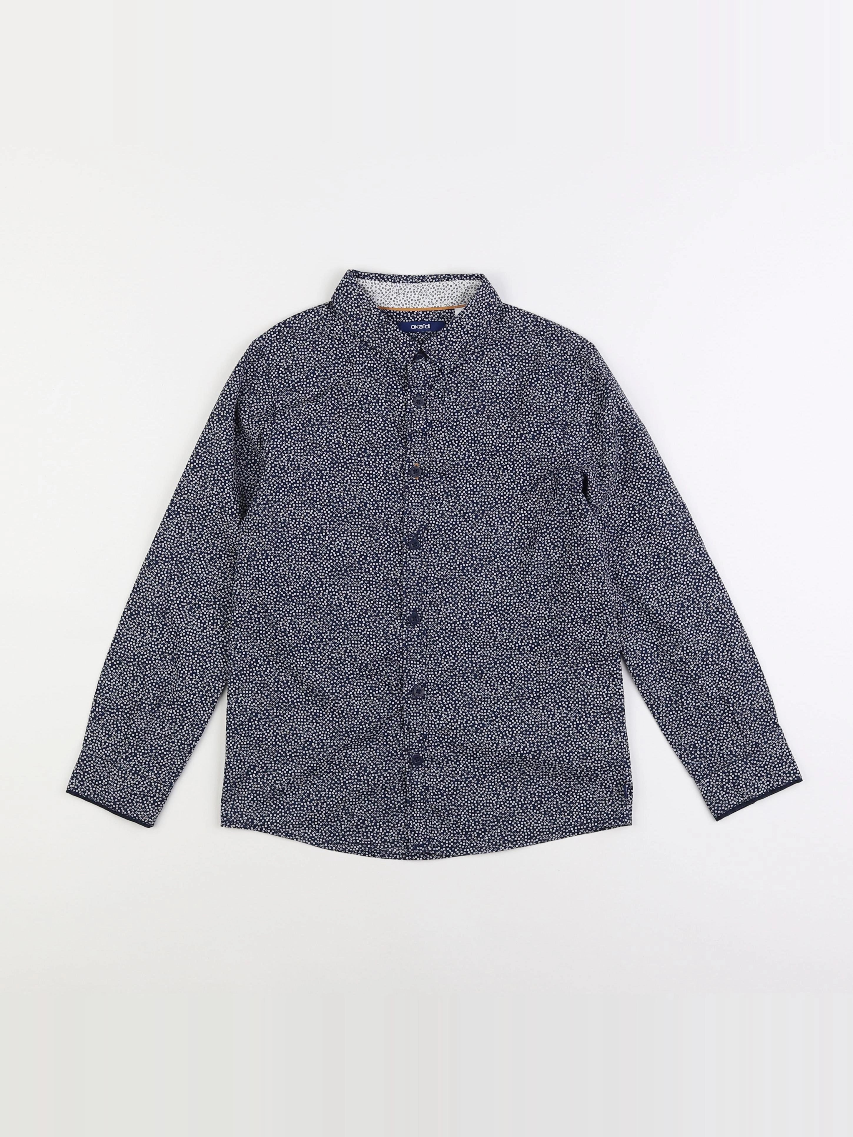 Okaidi - chemise bleu - 8 ans