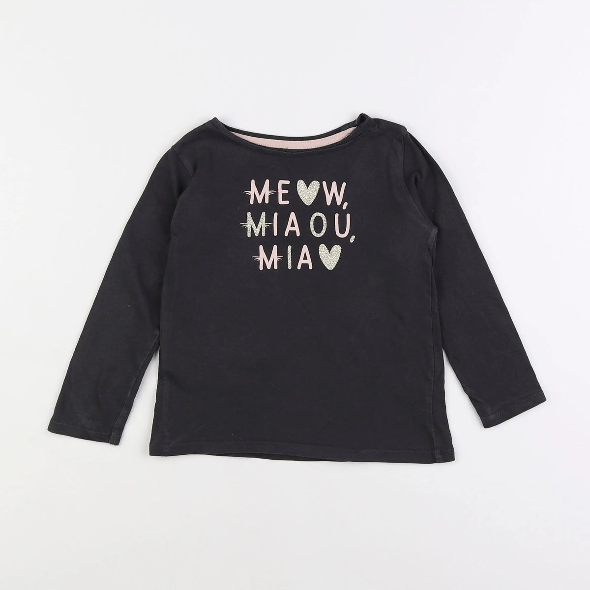 Vertbaudet - tee-shirt marron - 4 ans