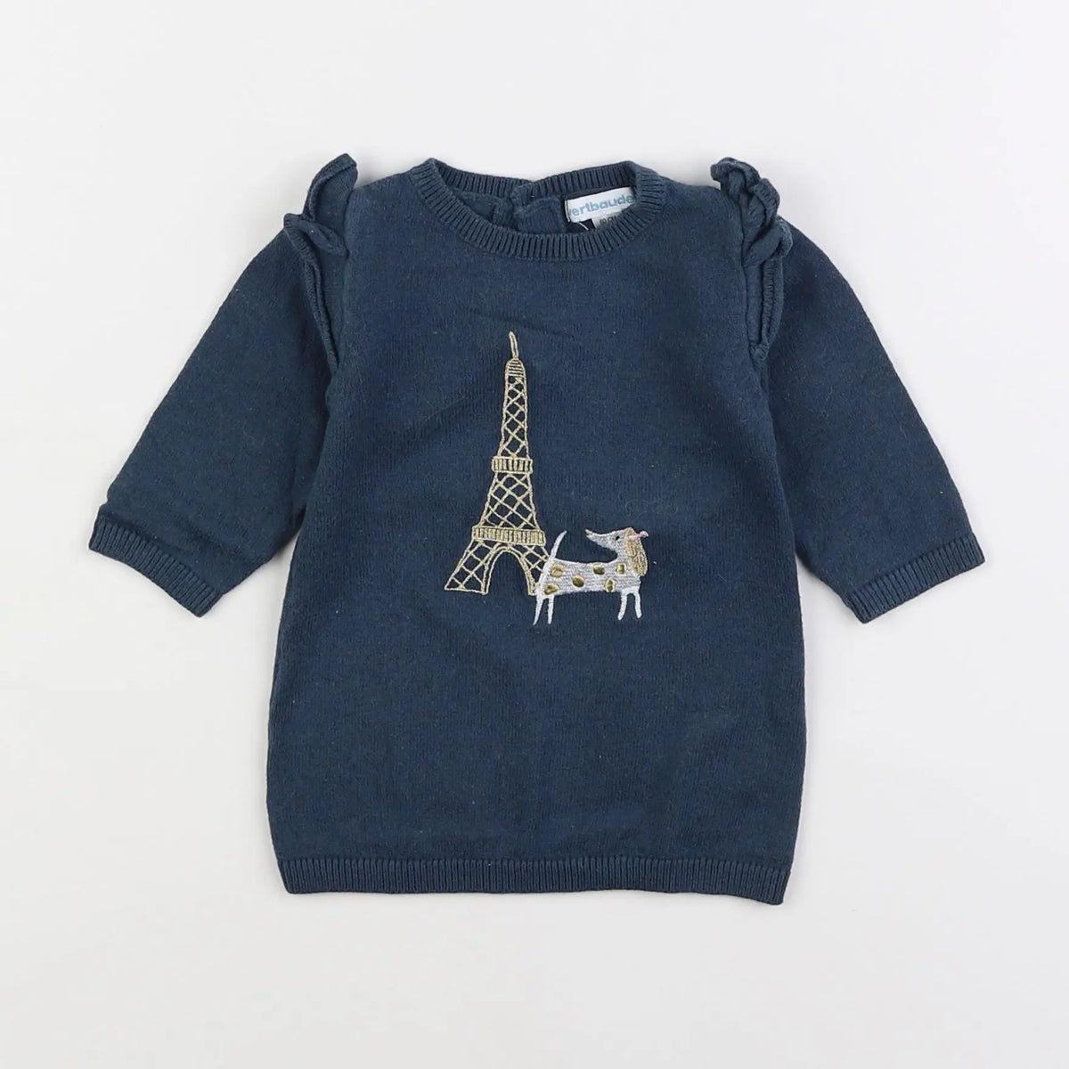 Vertbaudet - robe bleu - 3 mois