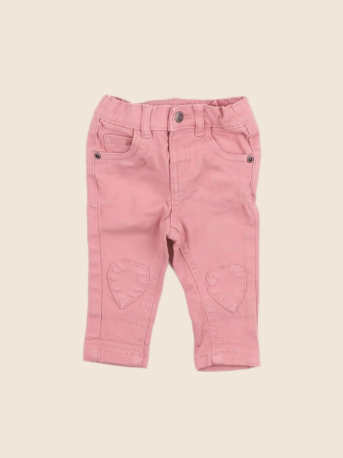 Vertbaudet - jean rose - 3 mois