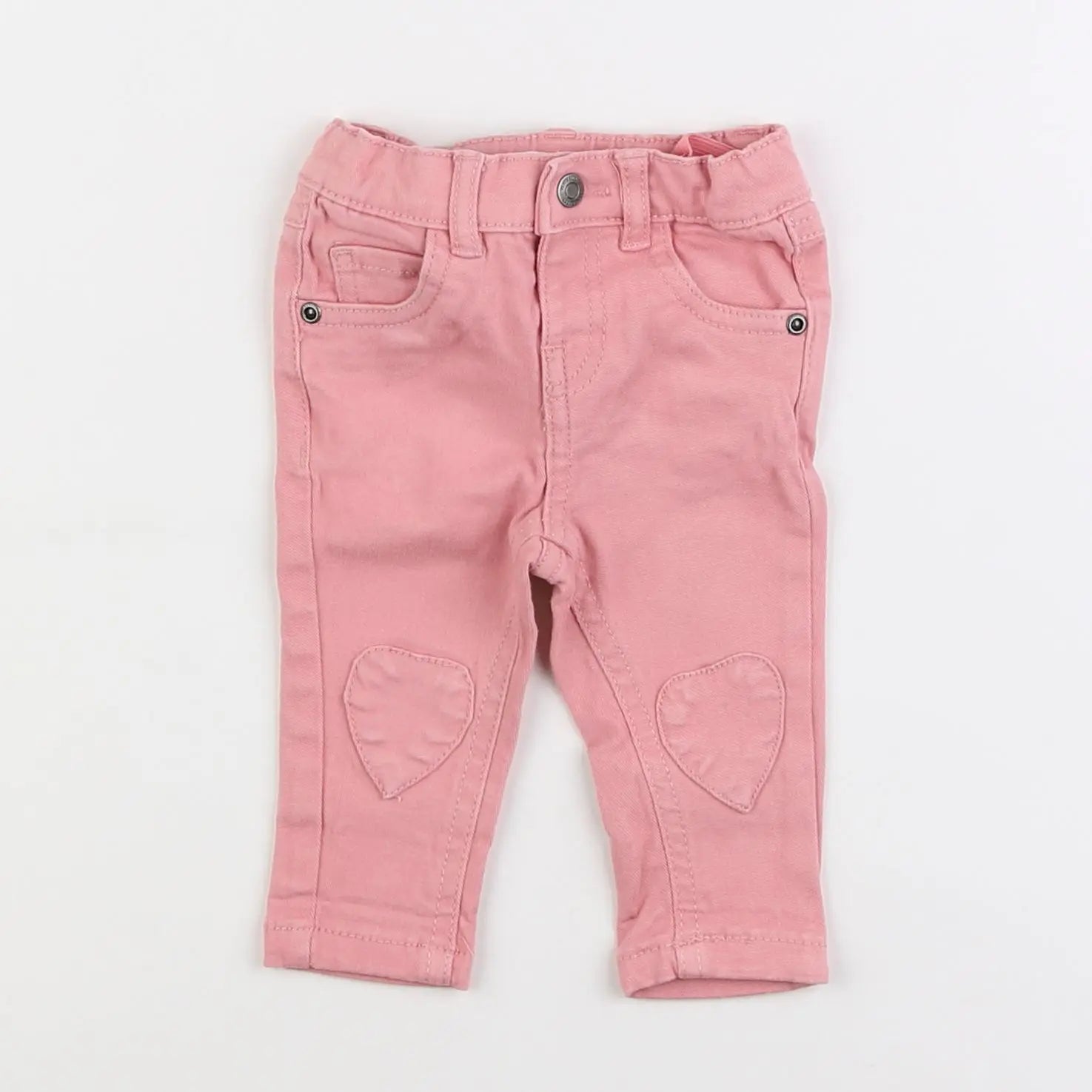 Vertbaudet - jean rose - 3 mois