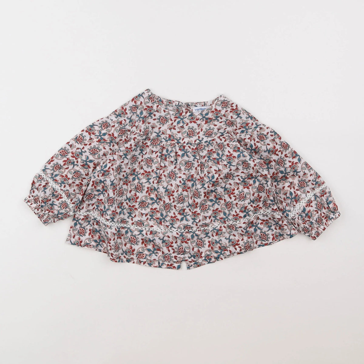 Vertbaudet - blouse multicolore - 18 mois
