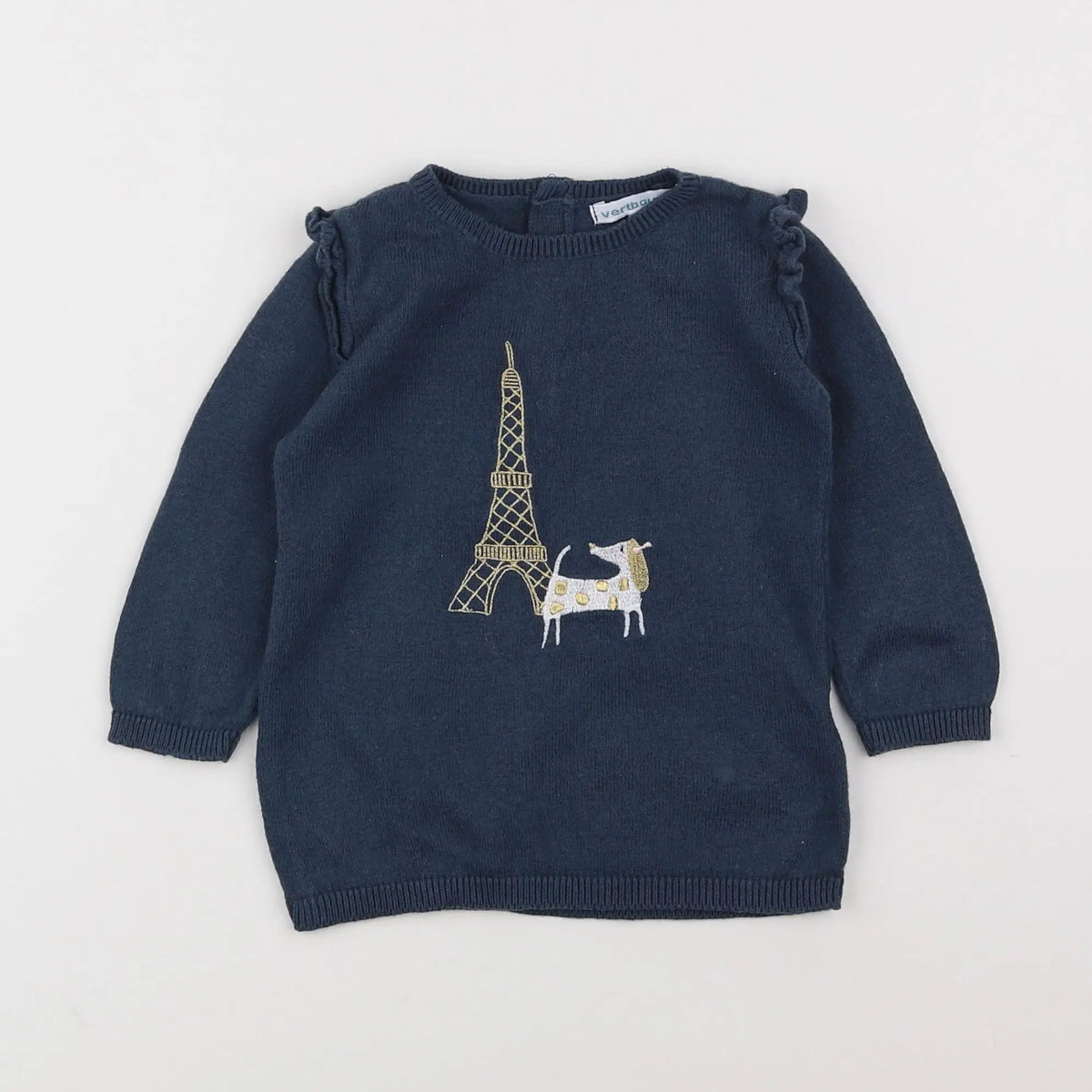 Vertbaudet - robe bleu - 6 mois