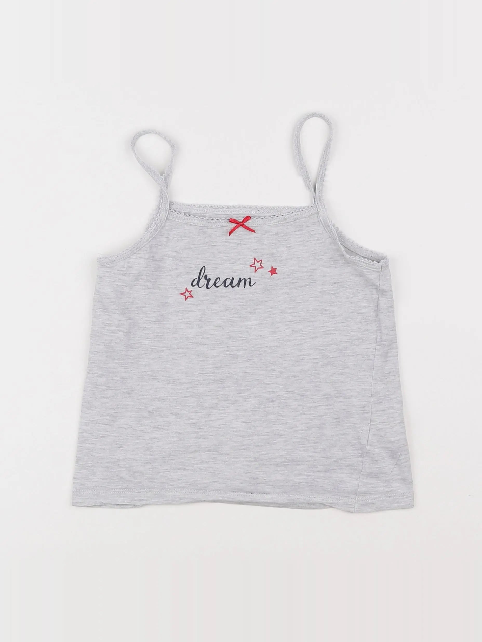 Vertbaudet - maillot de corps gris - 6 ans