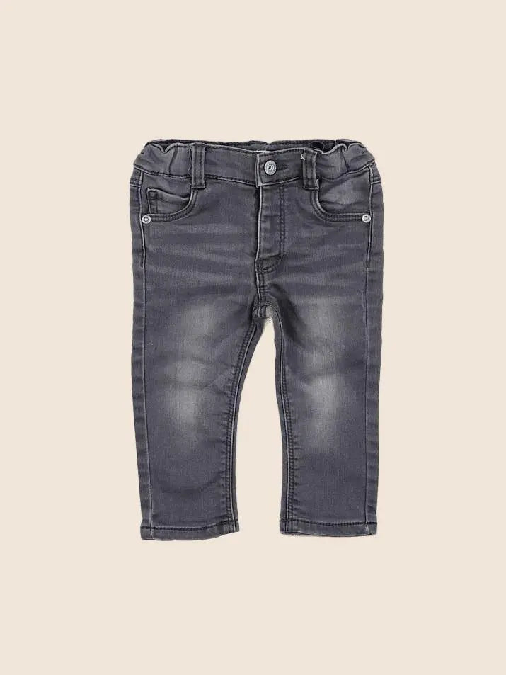 Vertbaudet - pantalon gris - 12 mois