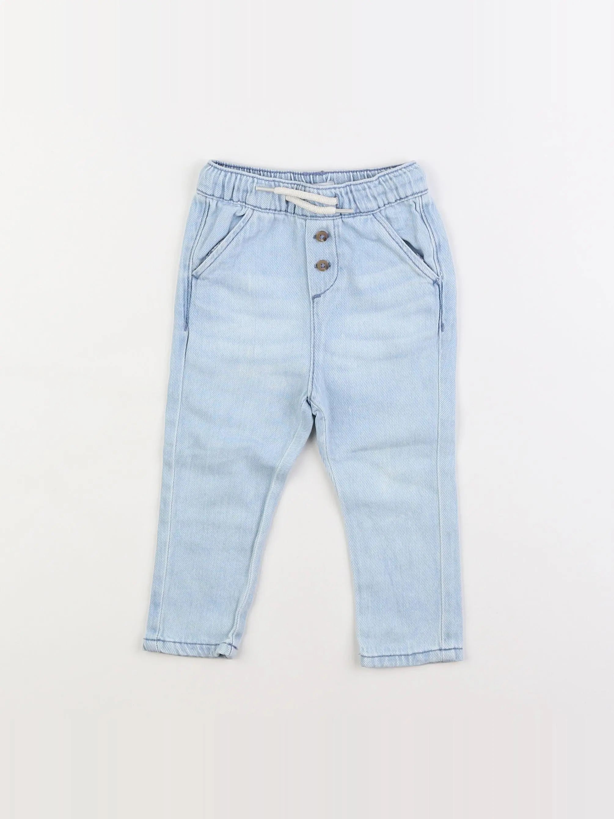 Vertbaudet - jean bleu - 9 mois