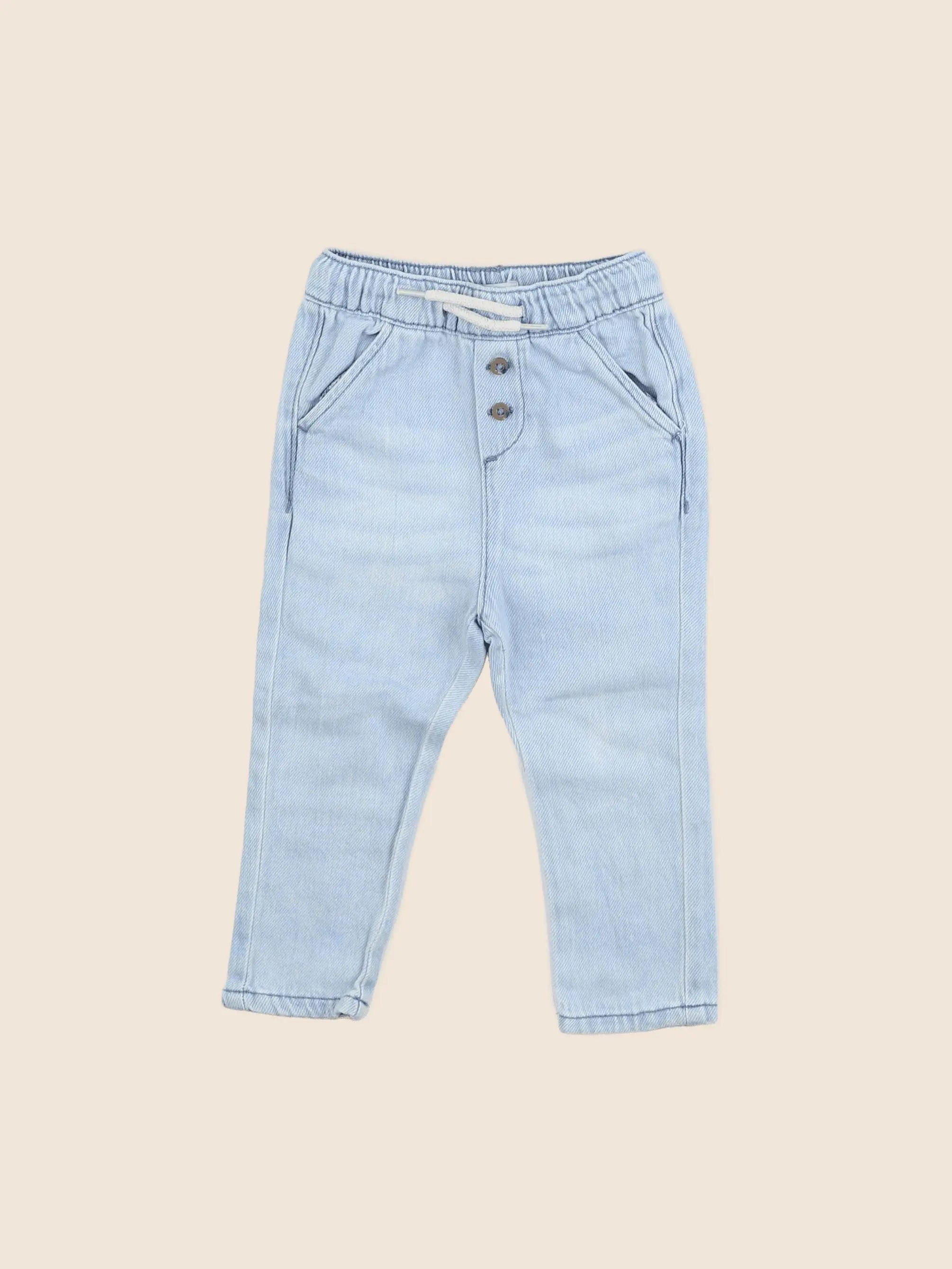 Vertbaudet - jean bleu - 9 mois