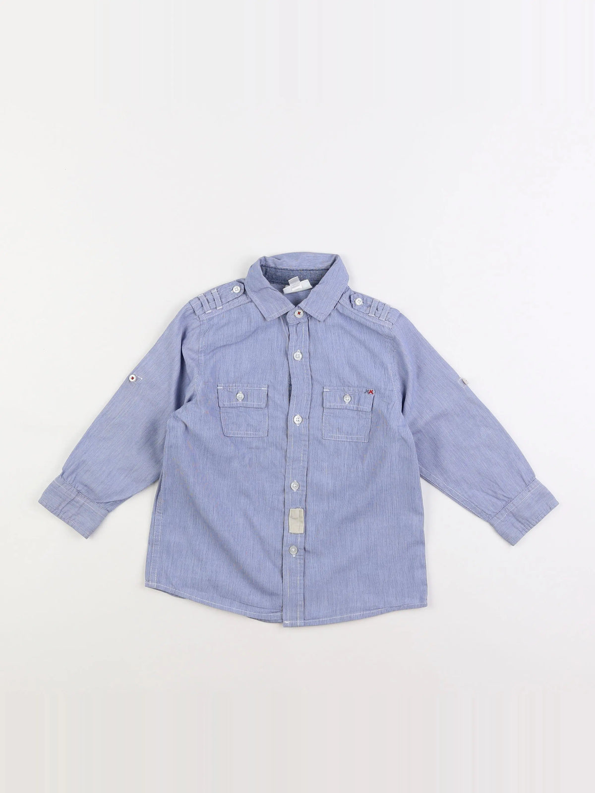 Vertbaudet - chemise bleu - 3 ans