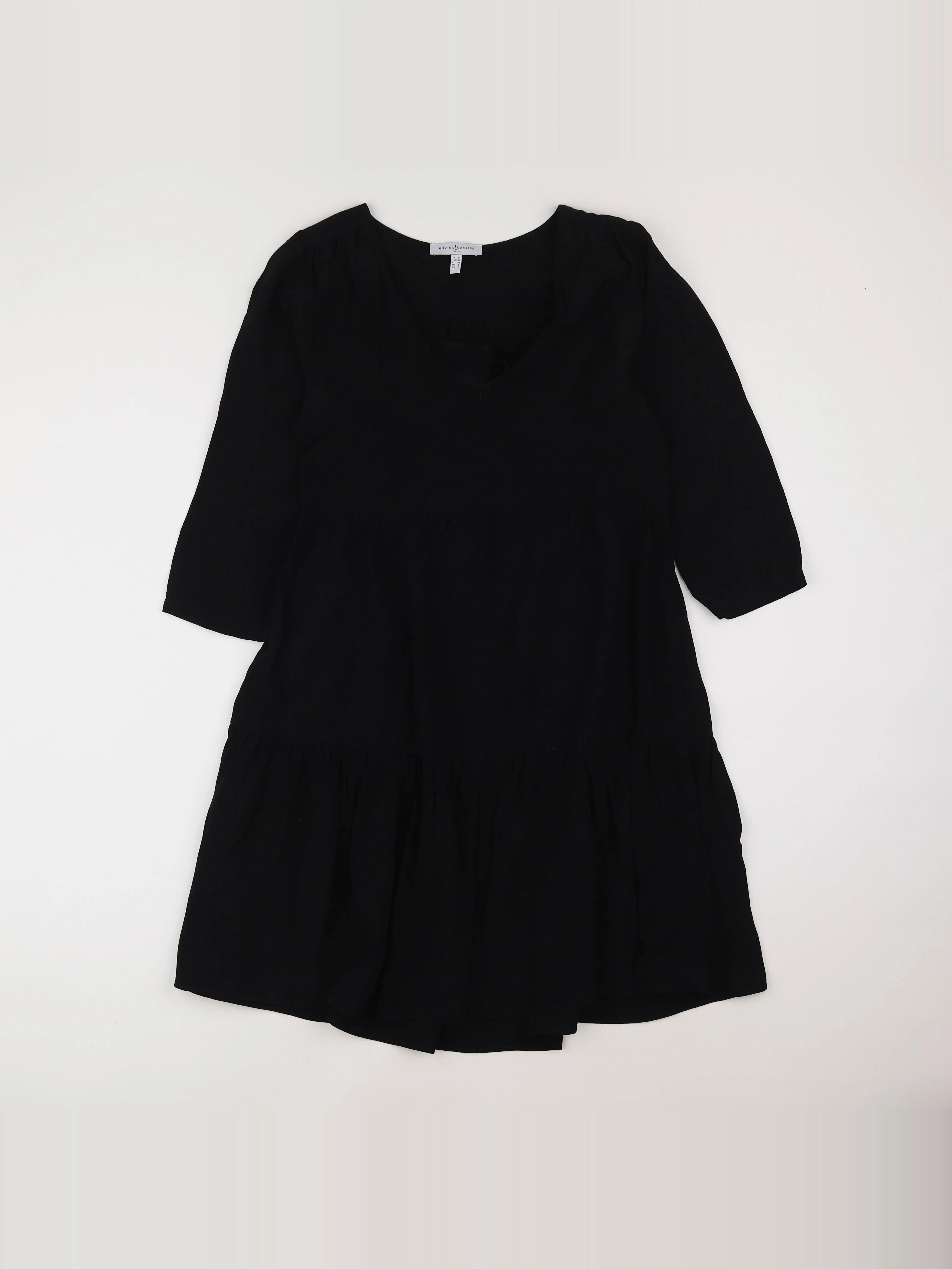 Envie de fraise - robe grossesse noir - 34