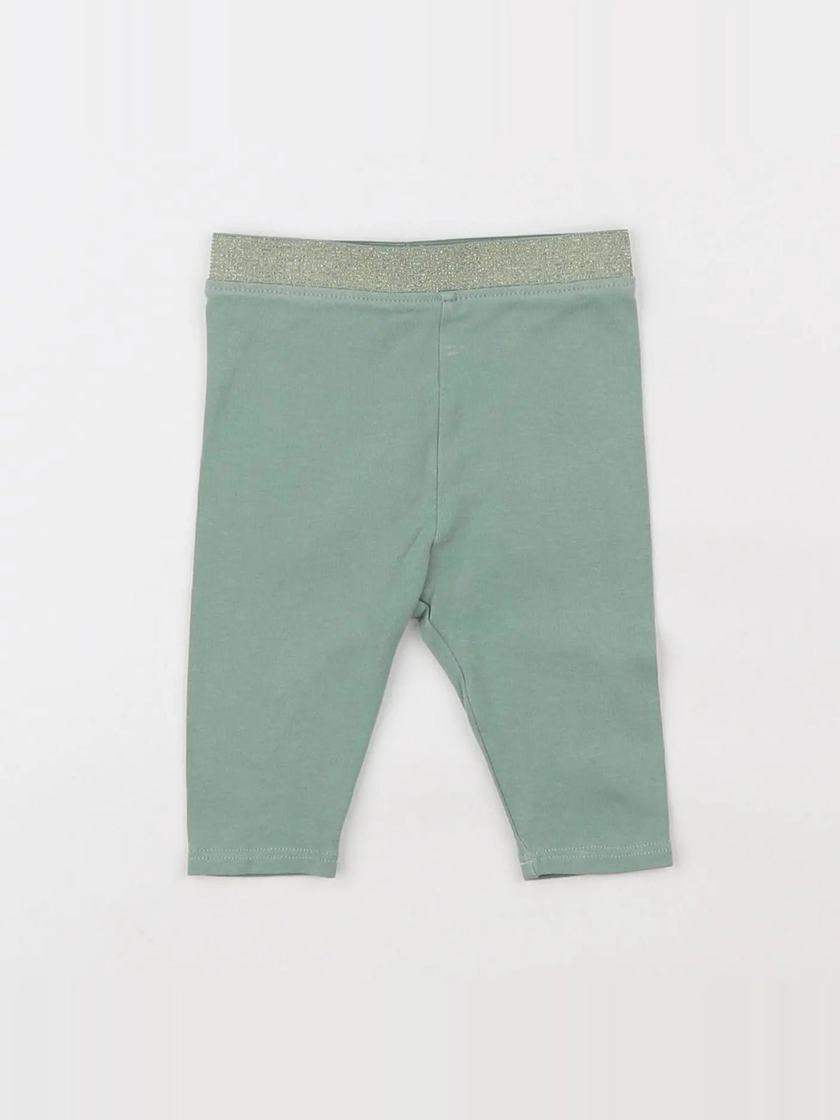 Vertbaudet - legging or, vert - 3 mois