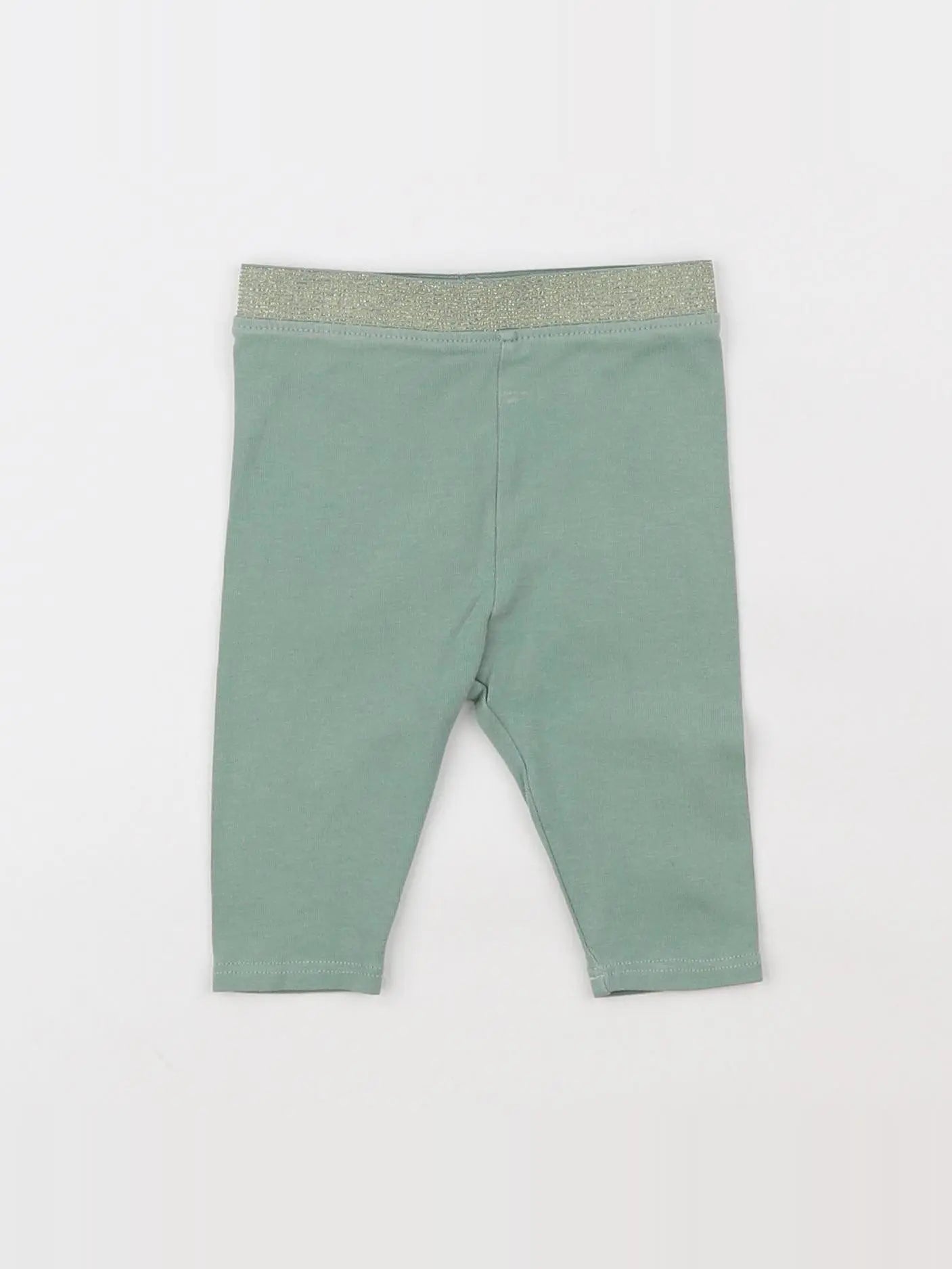 Vertbaudet - legging or, vert - 3 mois