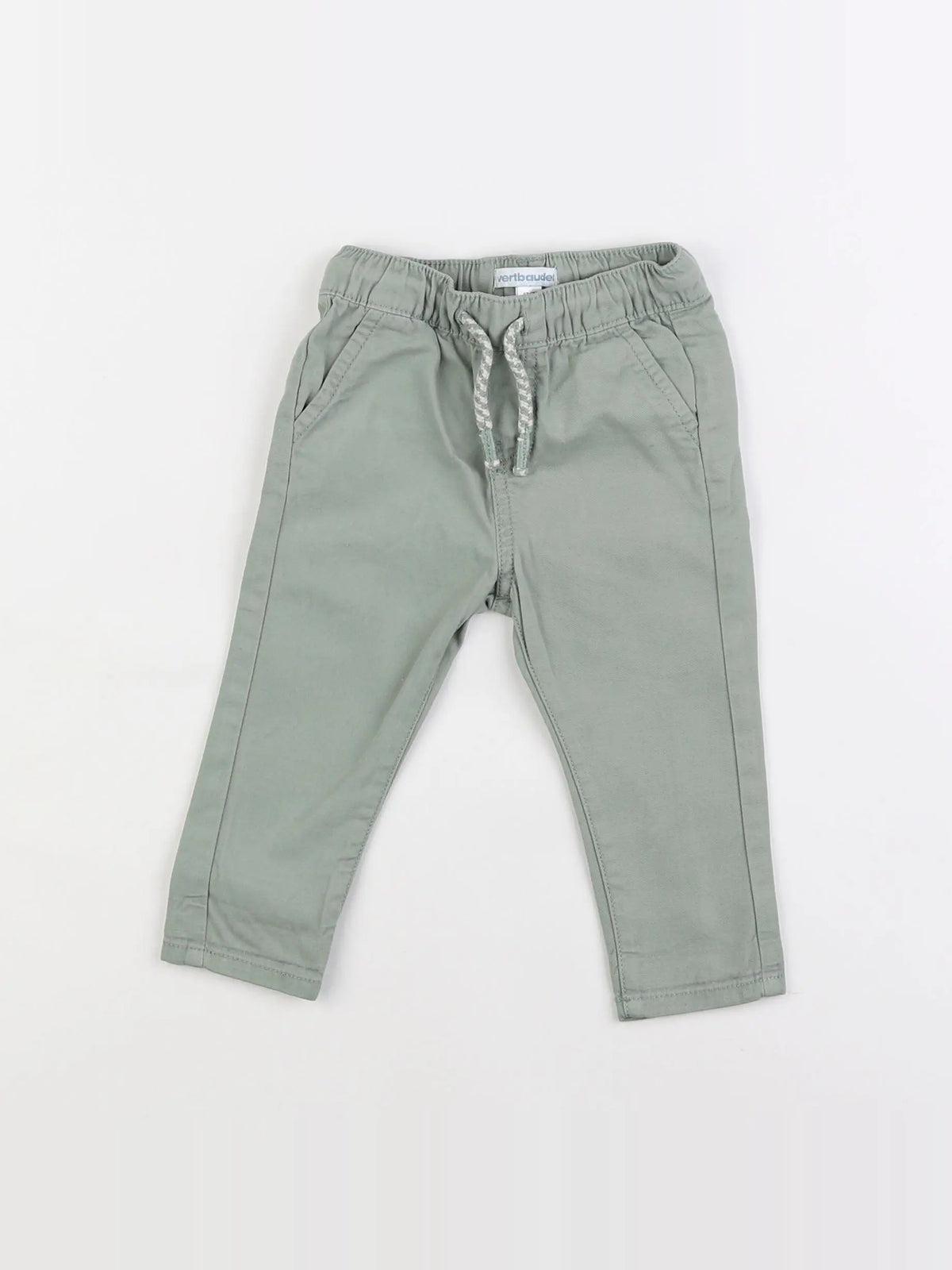 Vertbaudet - pantalon bleu - 6 mois