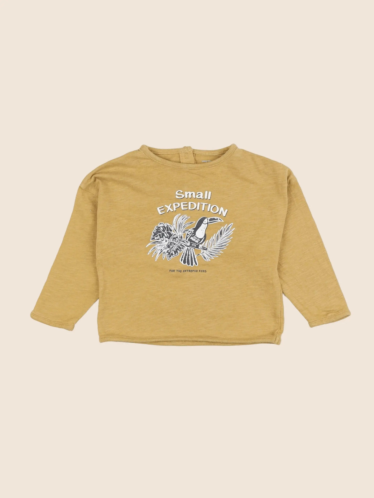 Vertbaudet - tee-shirt jaune - 18 mois