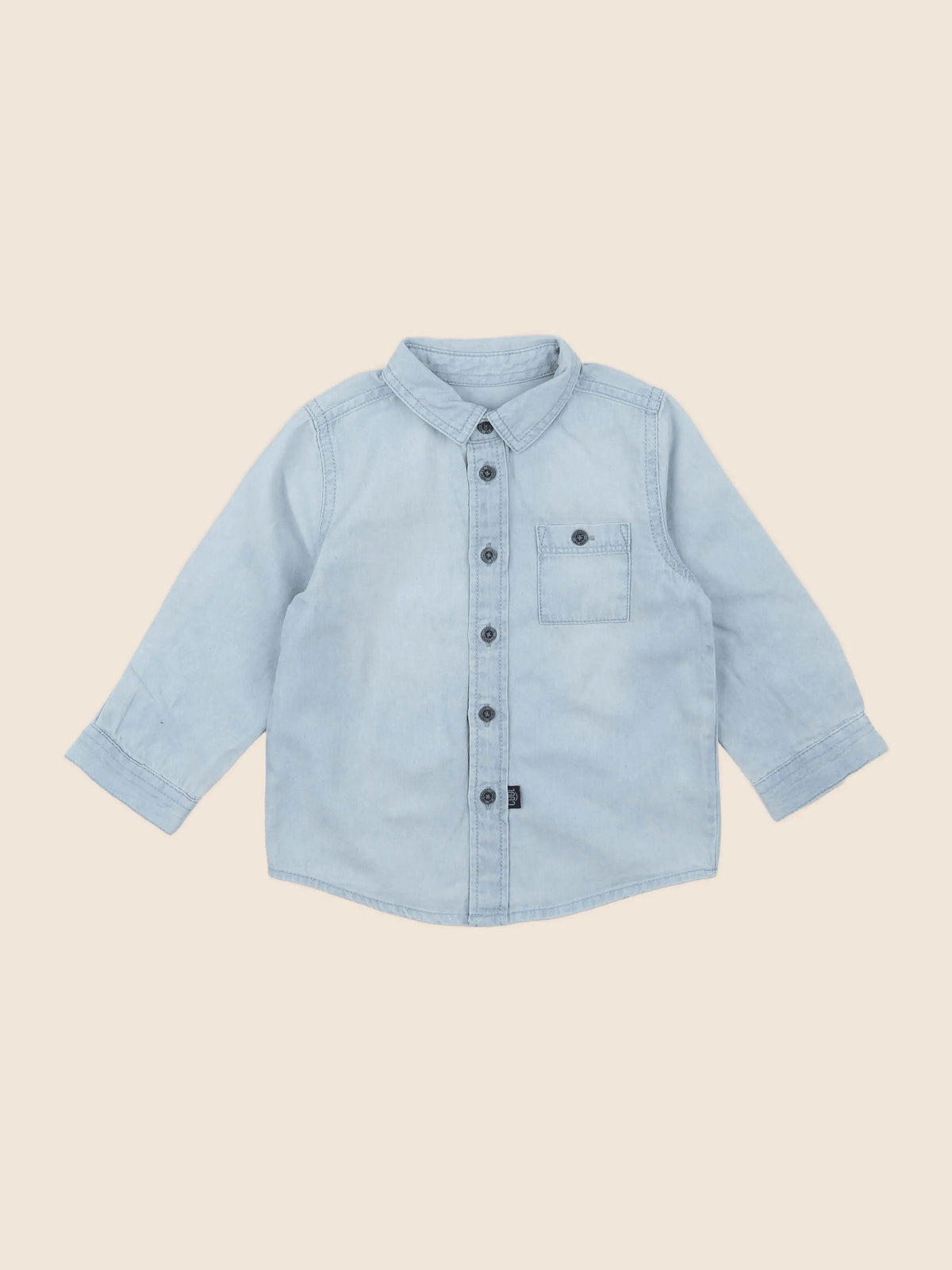 Vertbaudet - chemise bleu - 18 mois