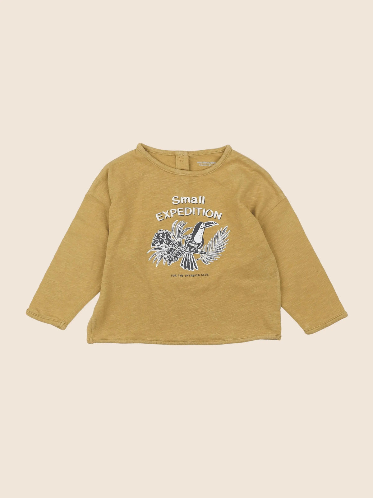 Vertbaudet - tee-shirt jaune - 18 mois