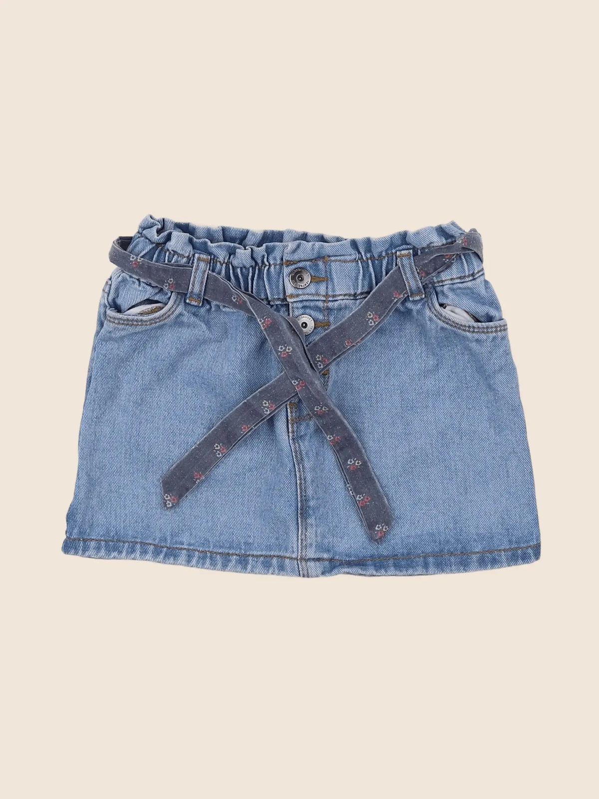 Vertbaudet - jupe bleu - 4 ans