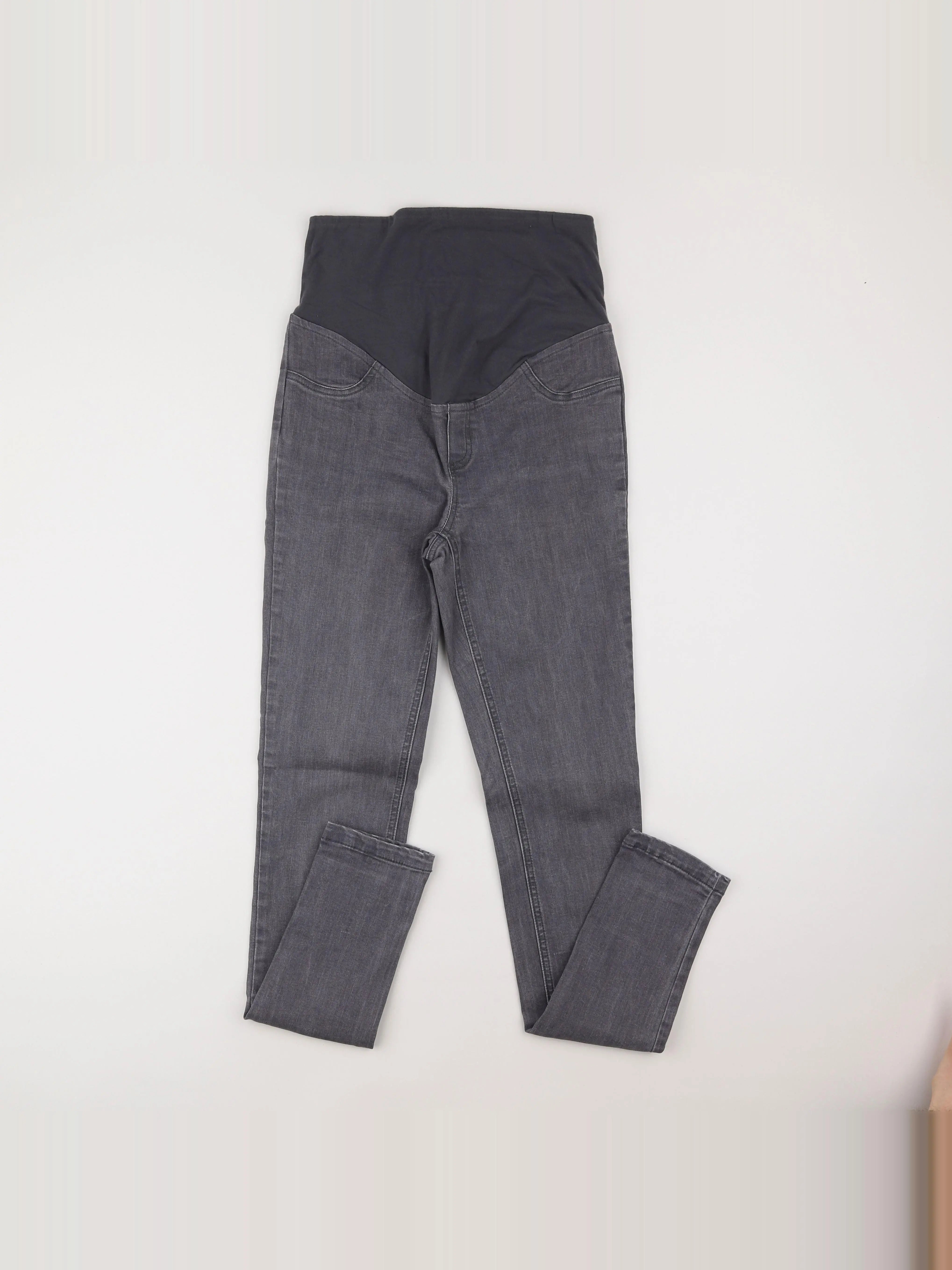 Vertbaudet - jean grossesse gris - 36