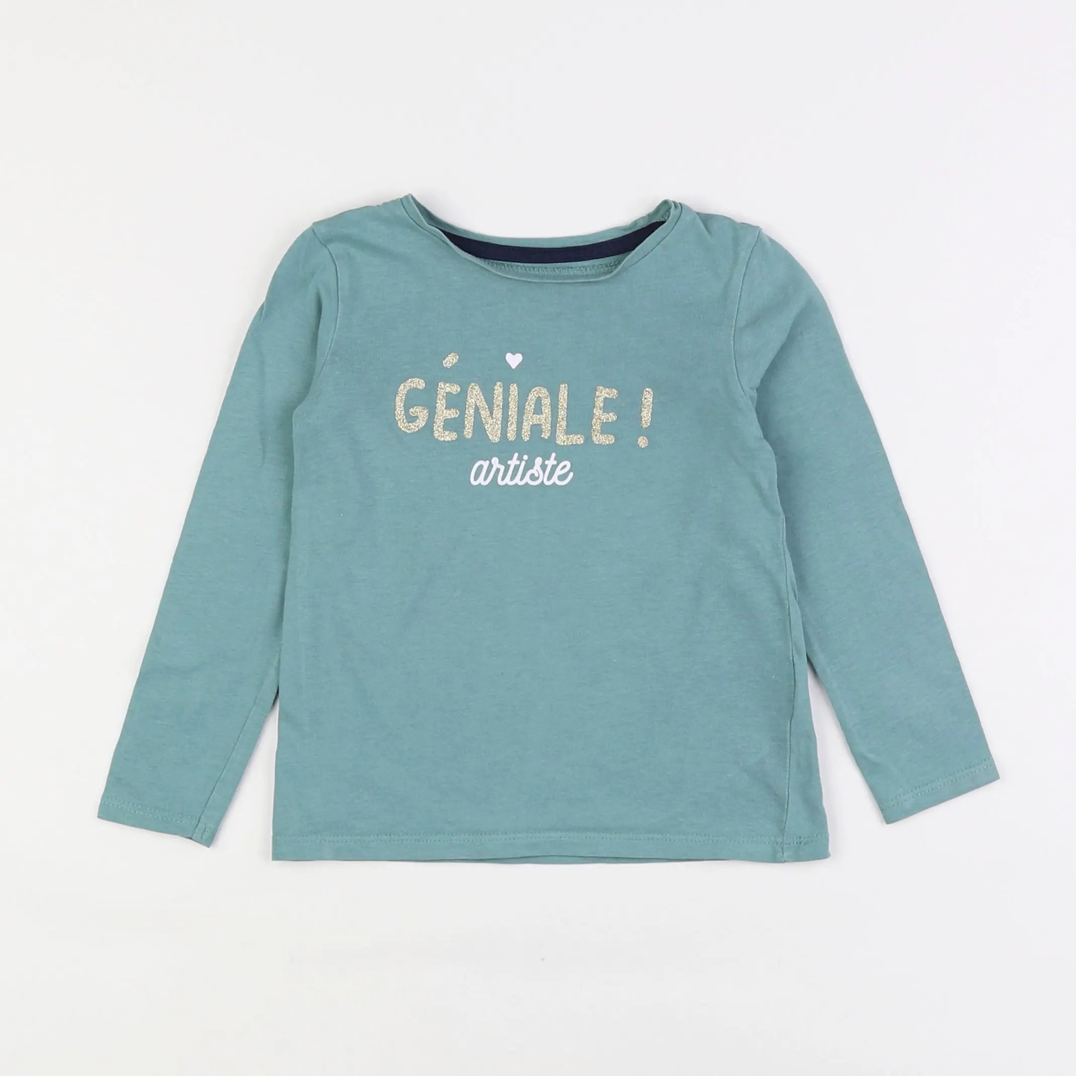 Vertbaudet - tee-shirt vert - 3 ans