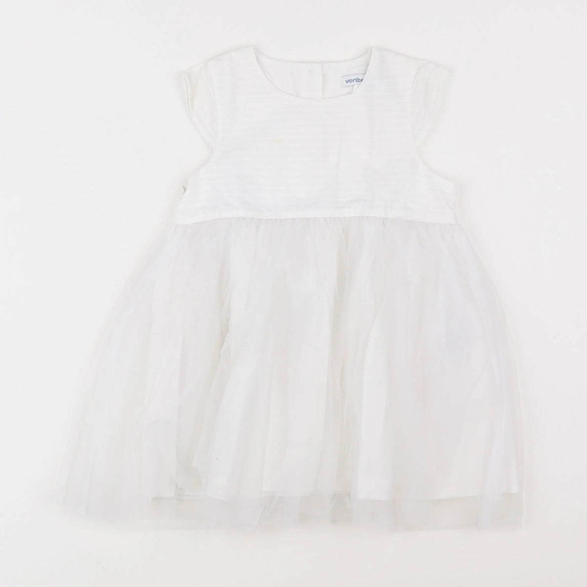 Vertbaudet - robe blanc - 3 ans