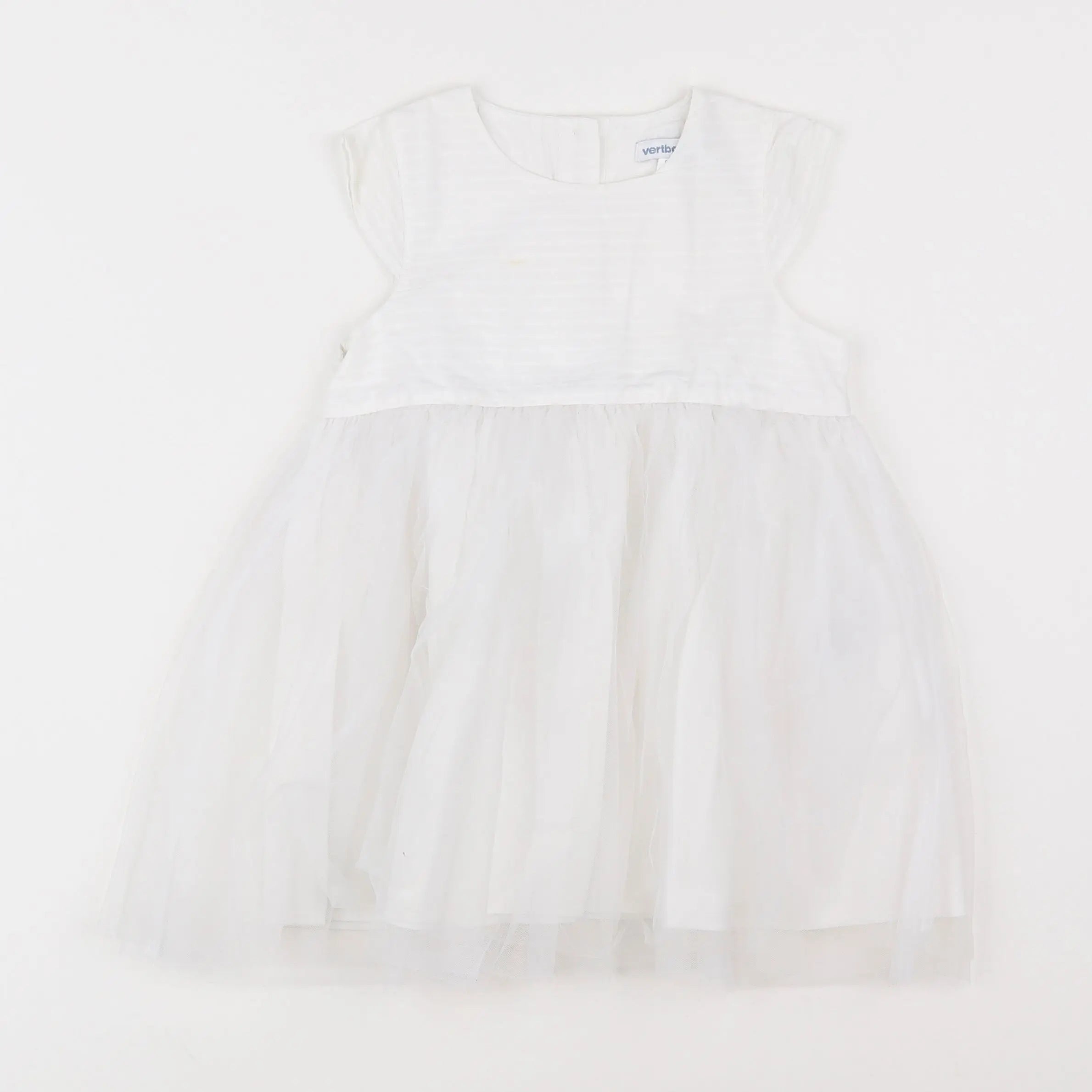 Vertbaudet - robe blanc - 3 ans