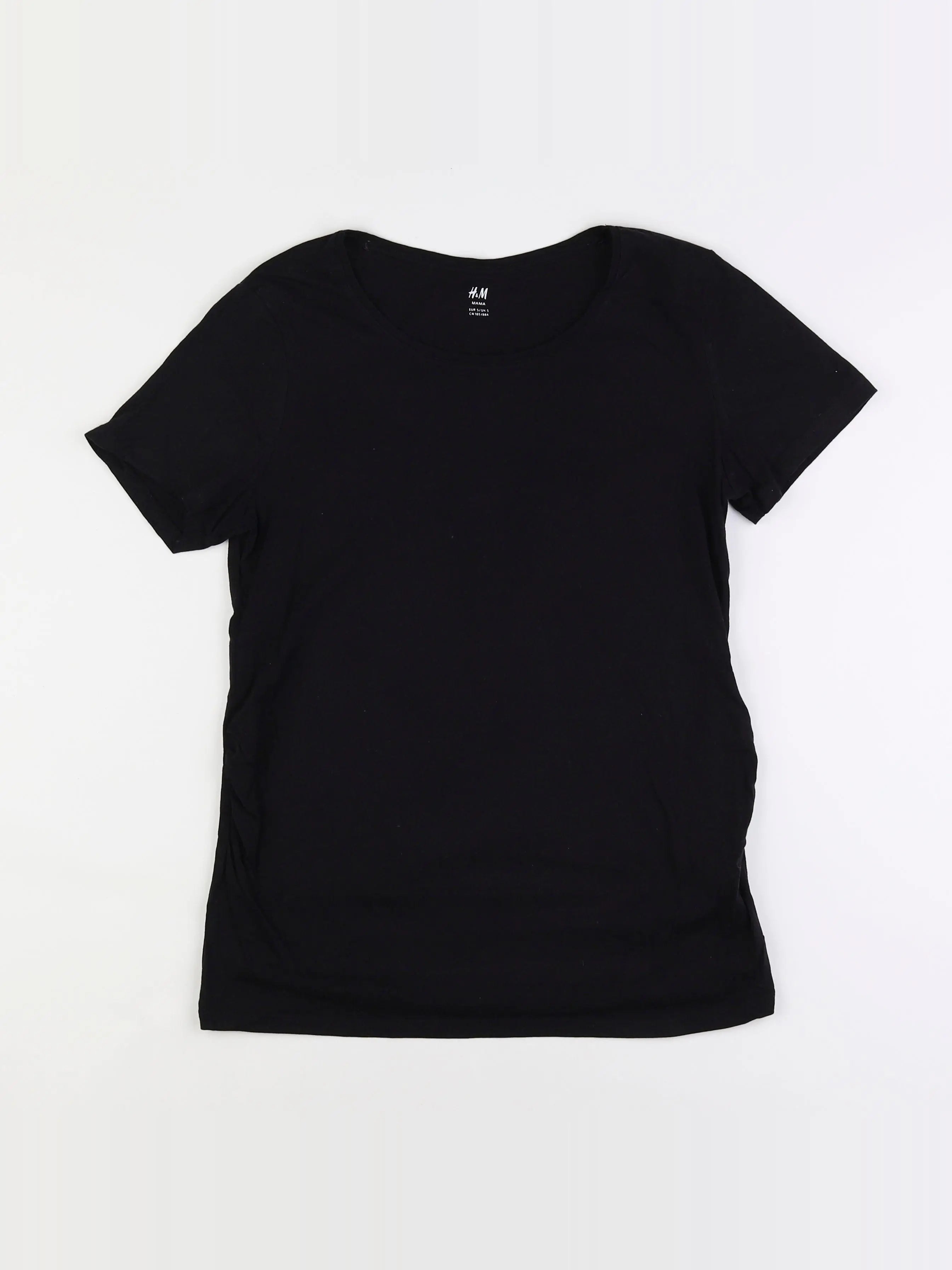 H&M - tee-shirt grossesse noir - 36 à 38