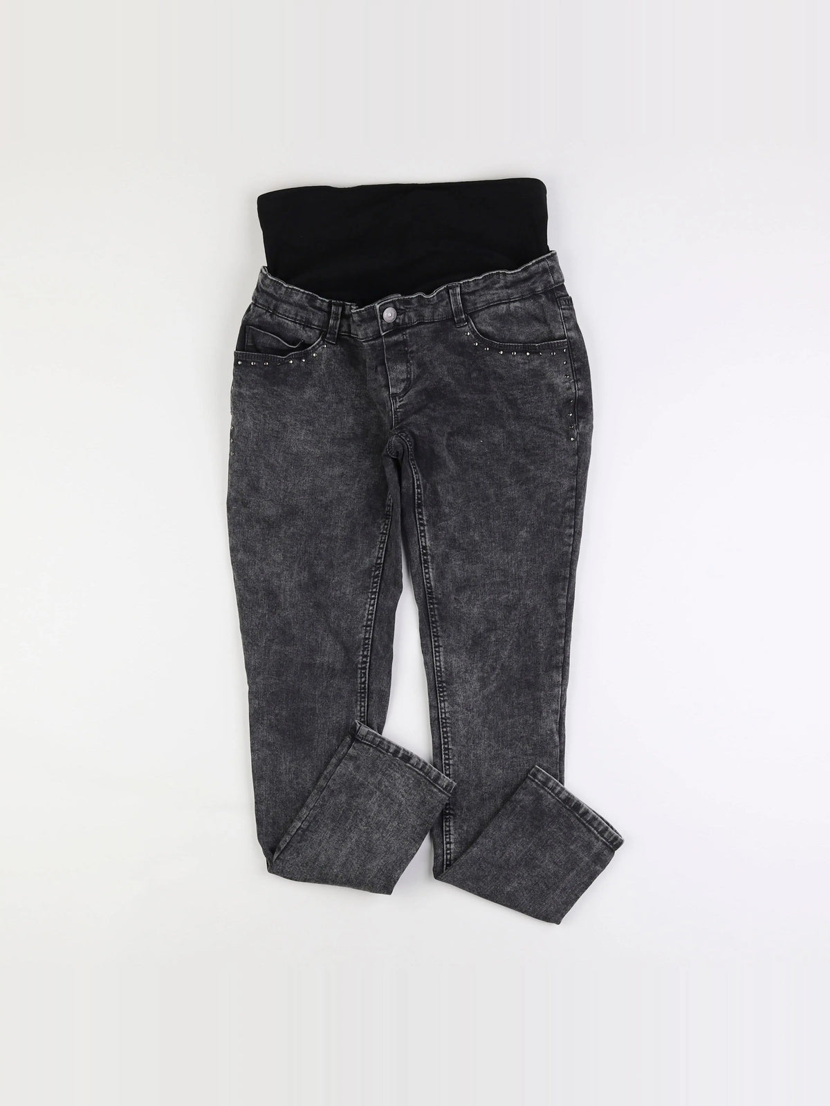 Kiabi - jean grossesse noir - 36