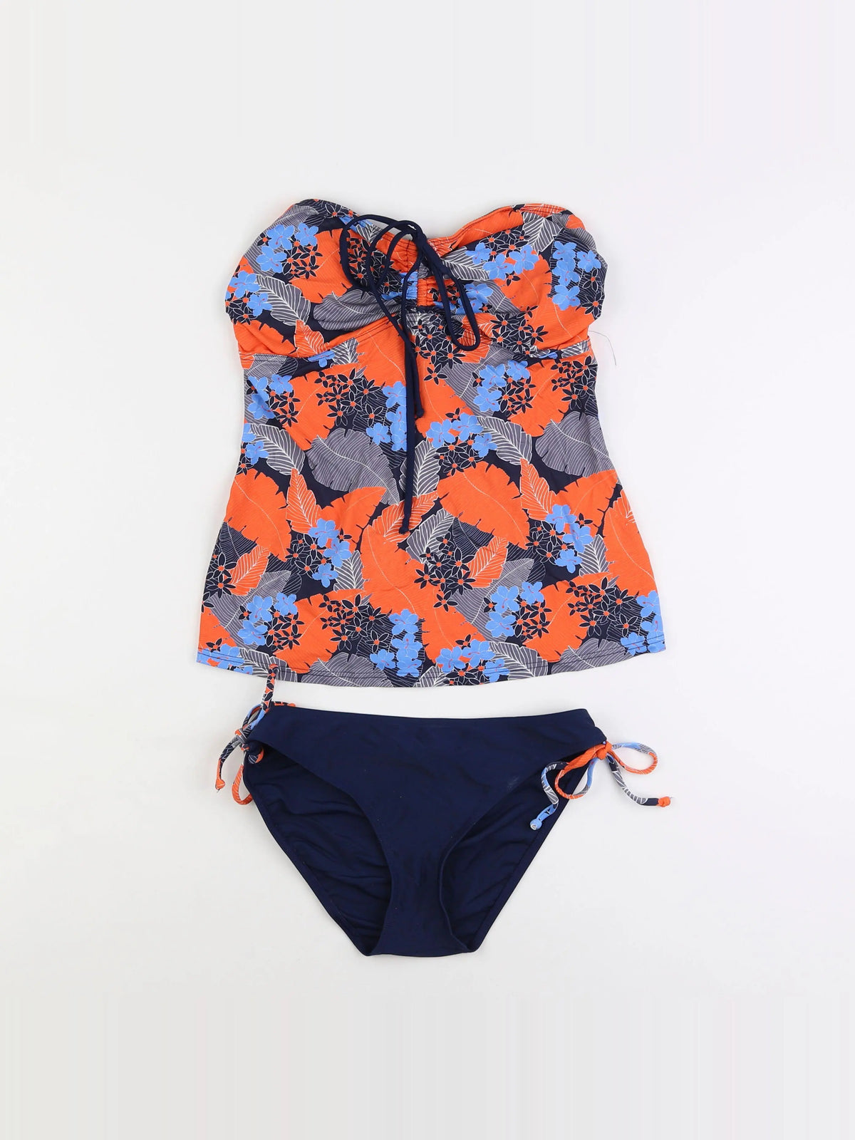 Envie de fraise - maillot de bain grossesse orange, bleu - 34