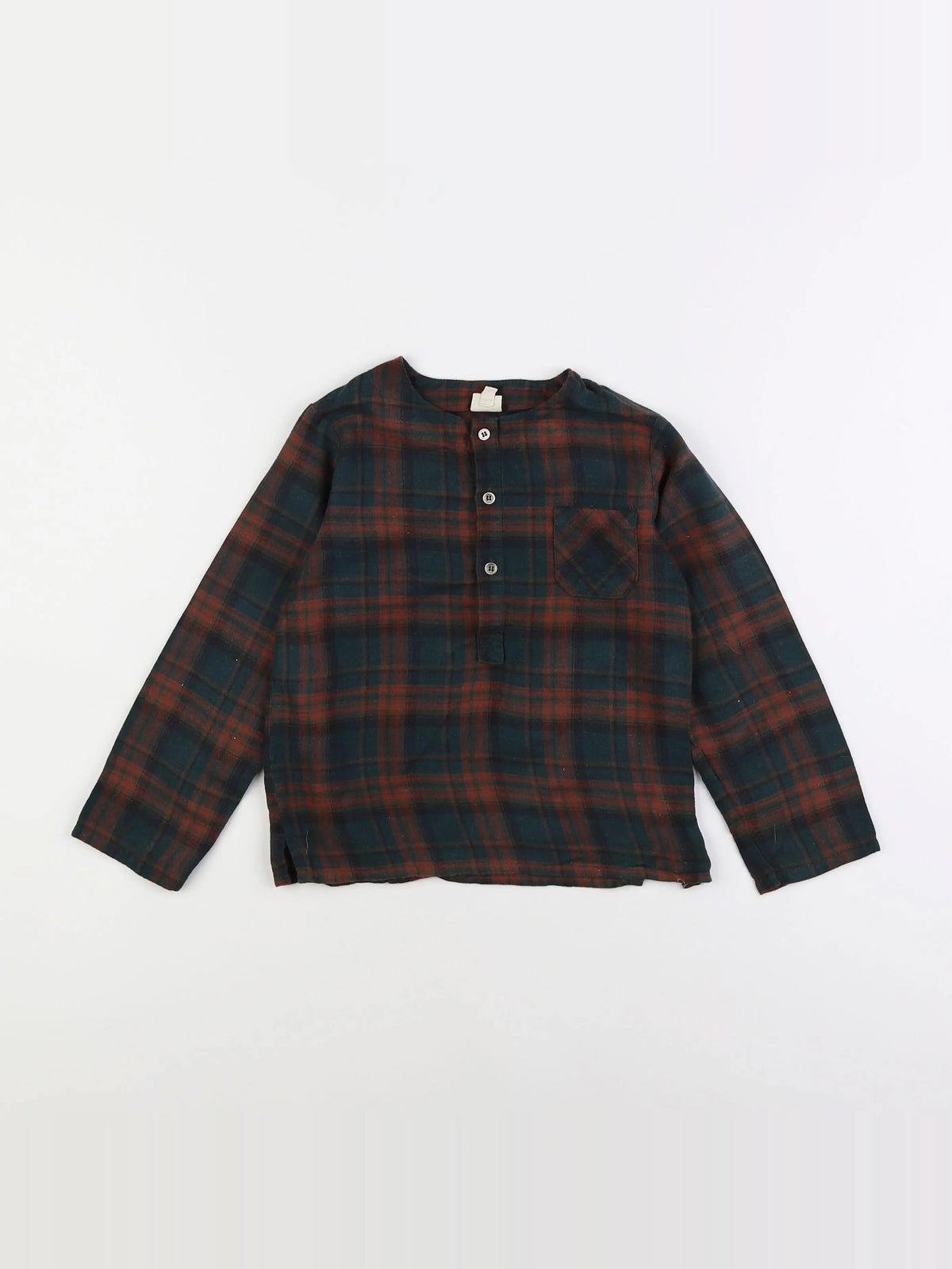 Bonton - blouse vert, rouge - 6 ans