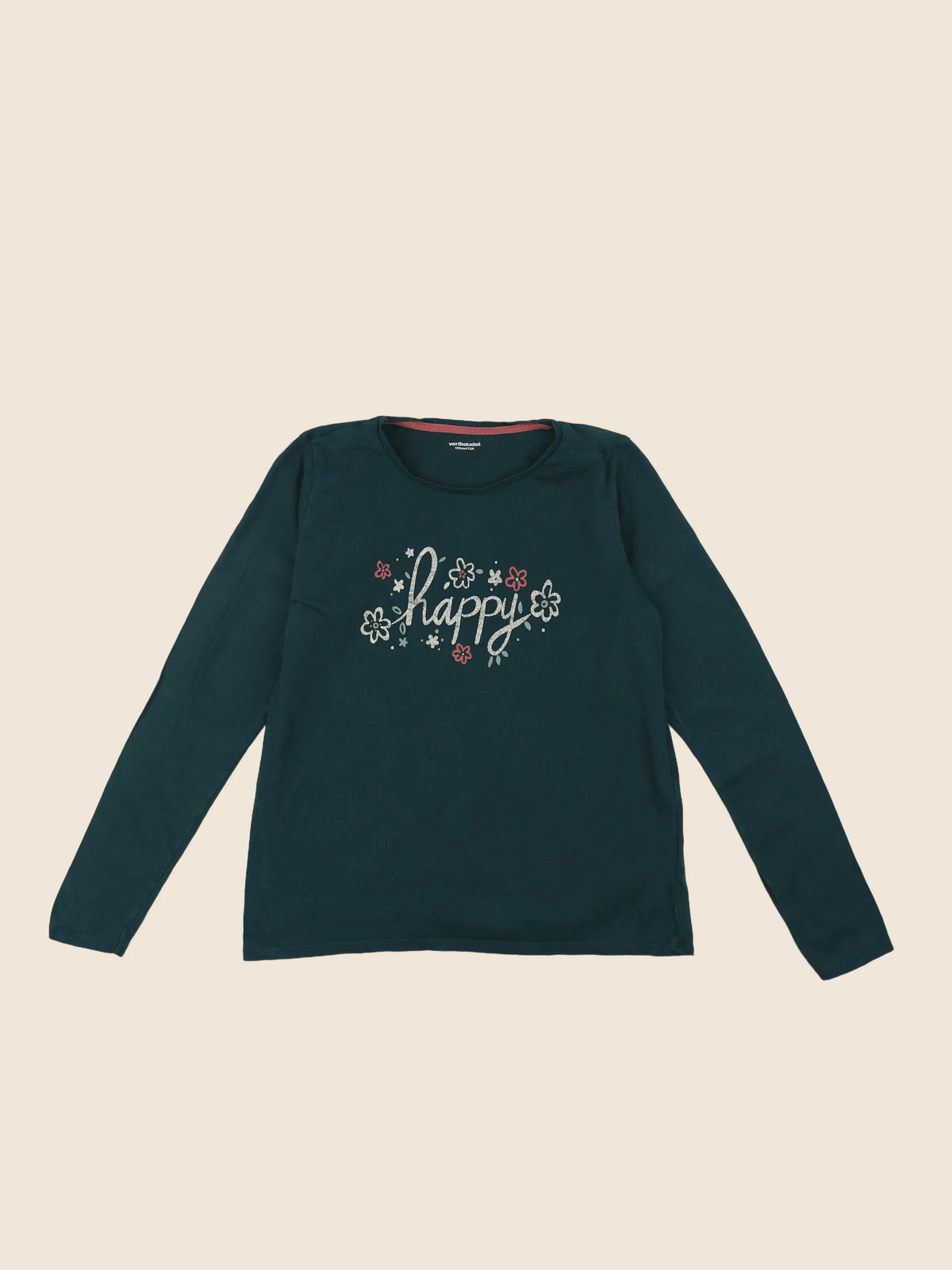 Vertbaudet - tee-shirt vert - 12 ans