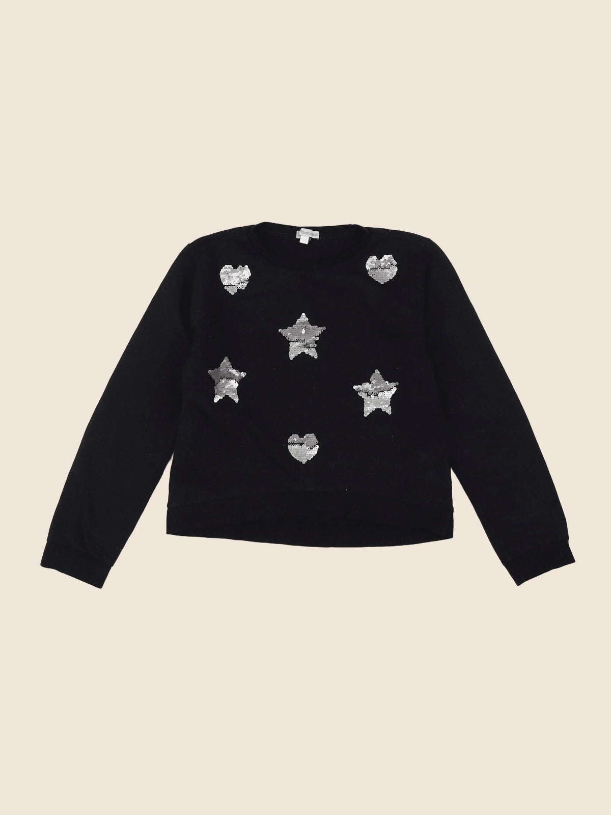 Vertbaudet - sweat bleu, argent - 10 ans