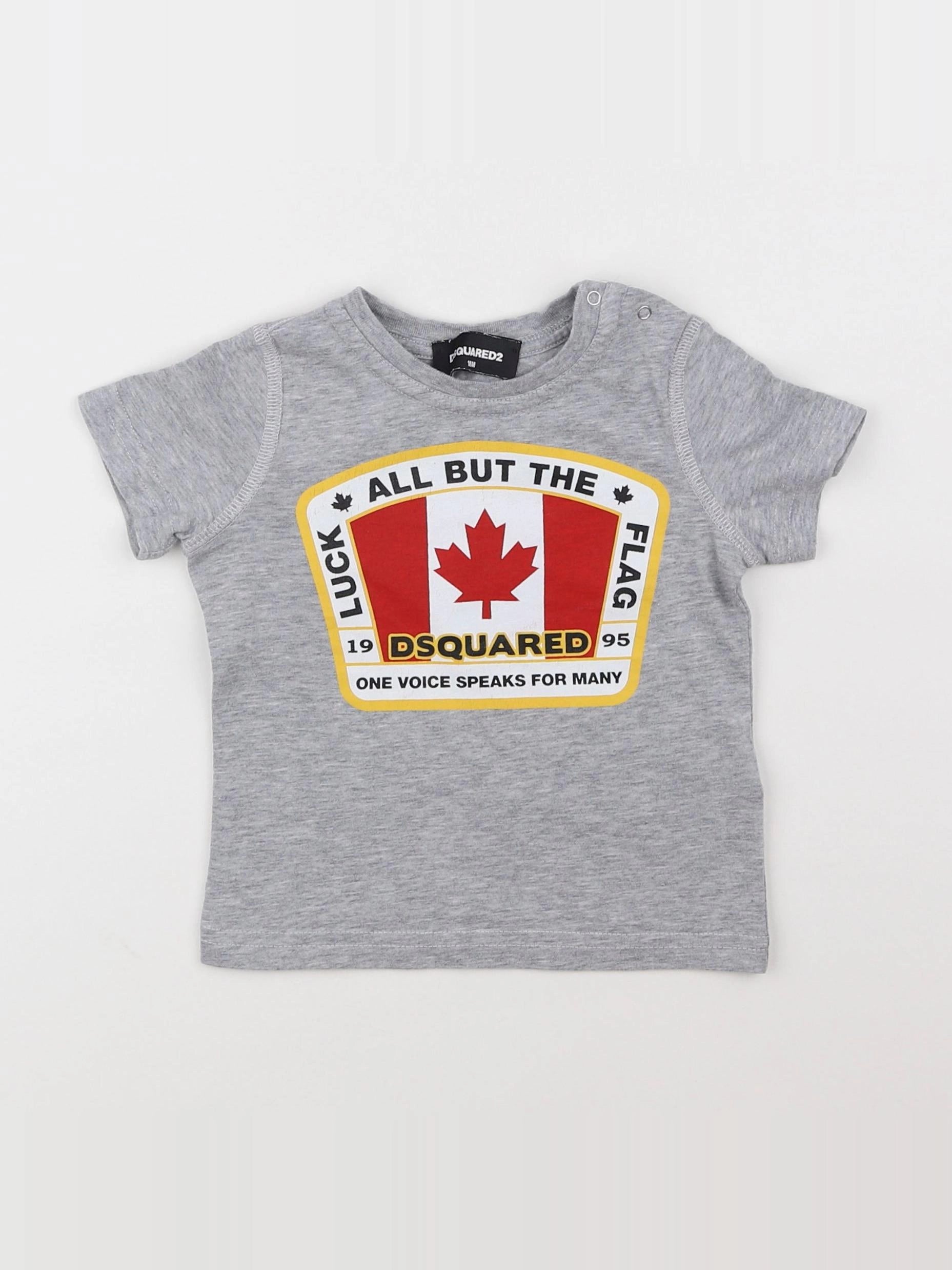 Dsquared2 - tee-shirt gris - 18 mois