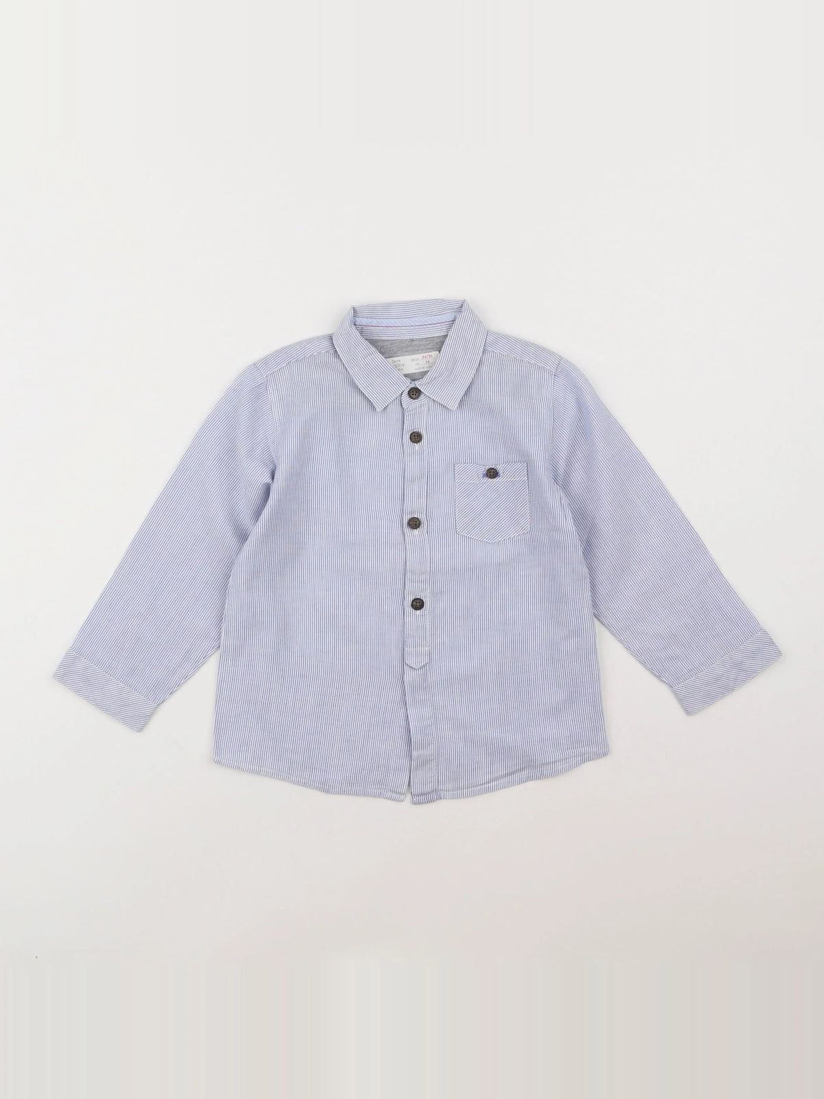 Zara - chemise bleu - 2/3 ans