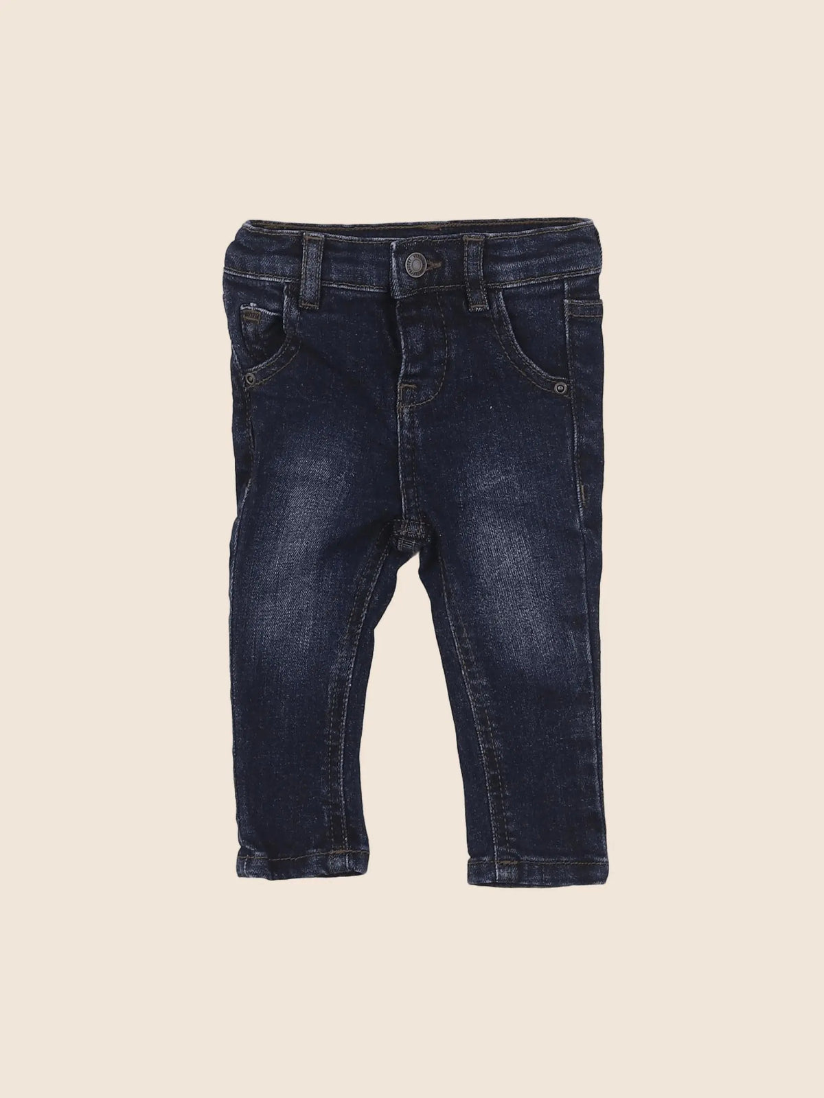 Vertbaudet - jean bleu - 3 mois