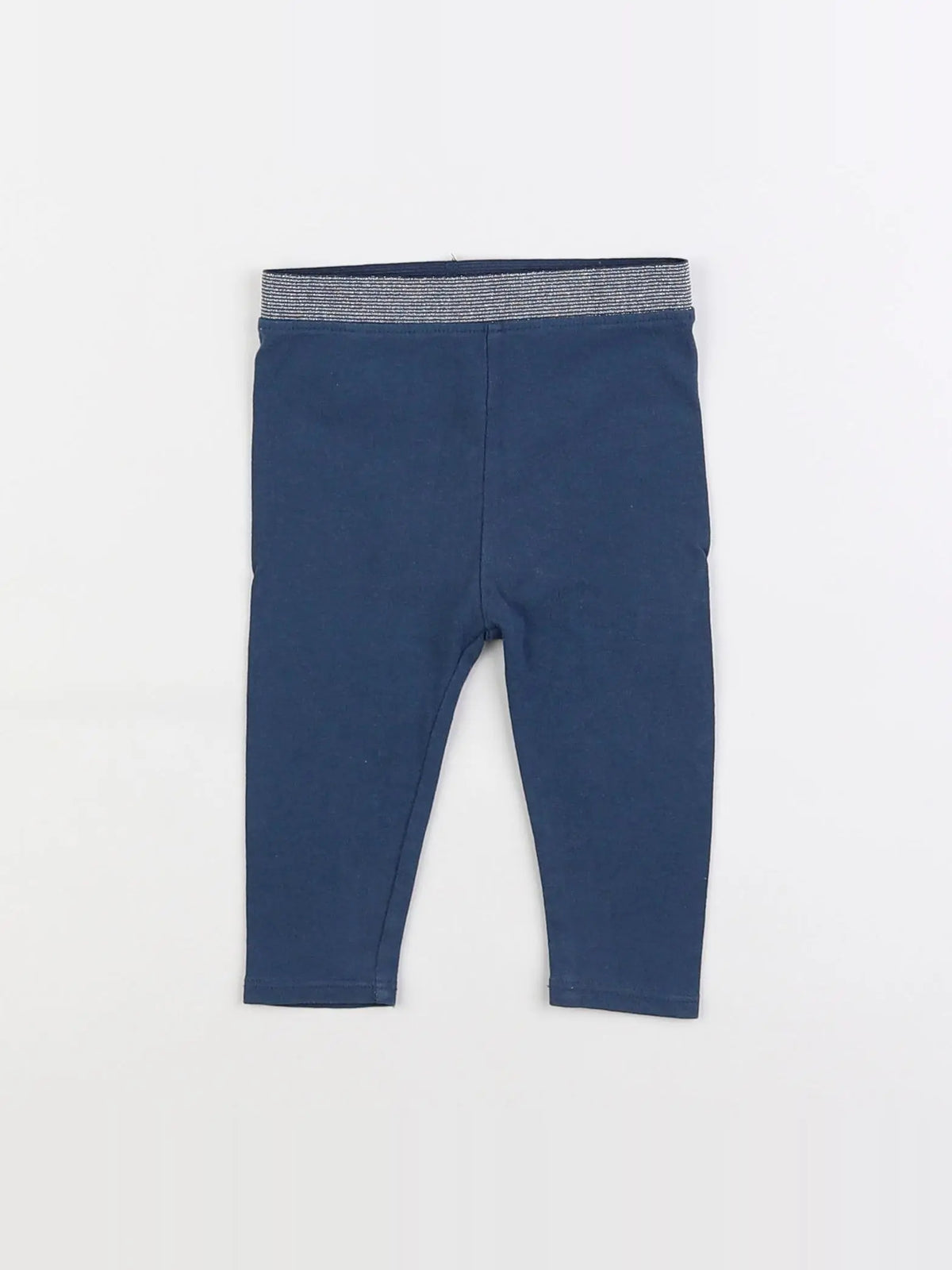 Vertbaudet - legging bleu - 6 mois