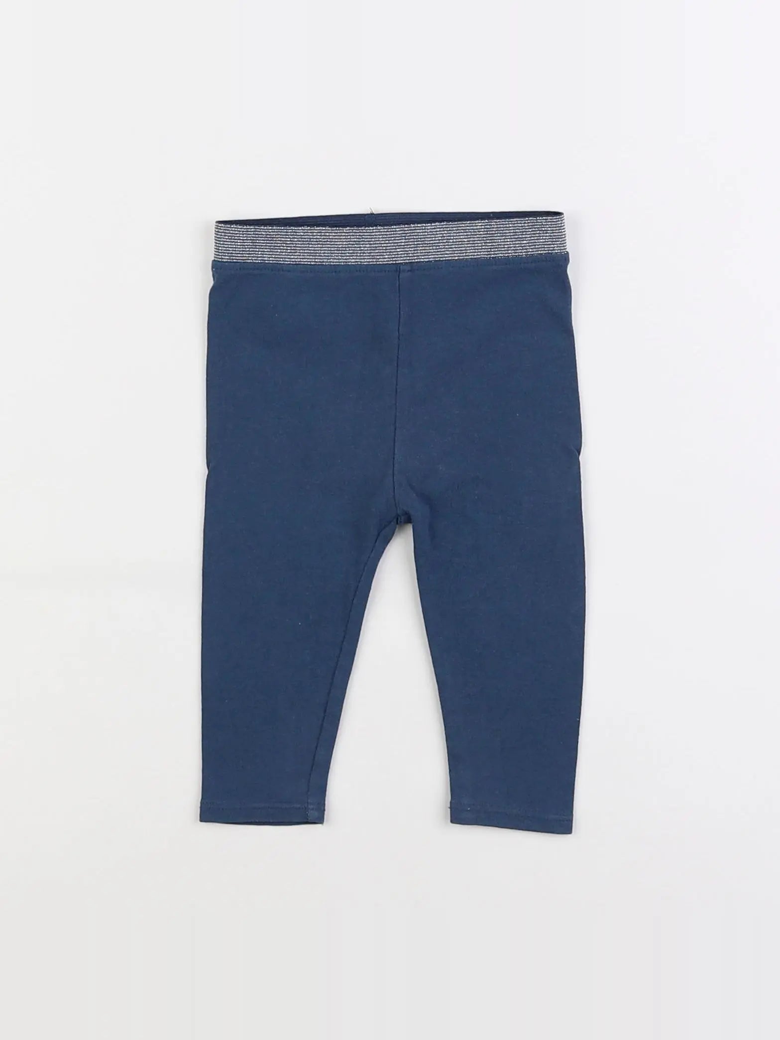 Vertbaudet - legging bleu - 6 mois