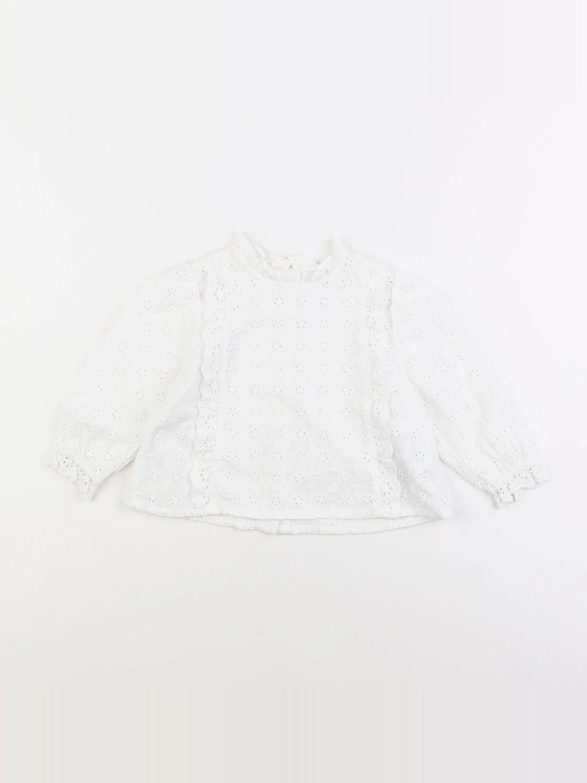 Vertbaudet - blouse blanc - 18 mois