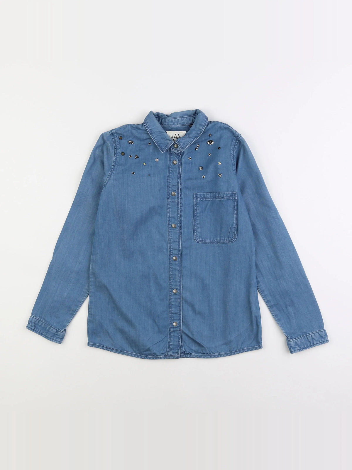 IKKS - chemise bleu - 10 ans