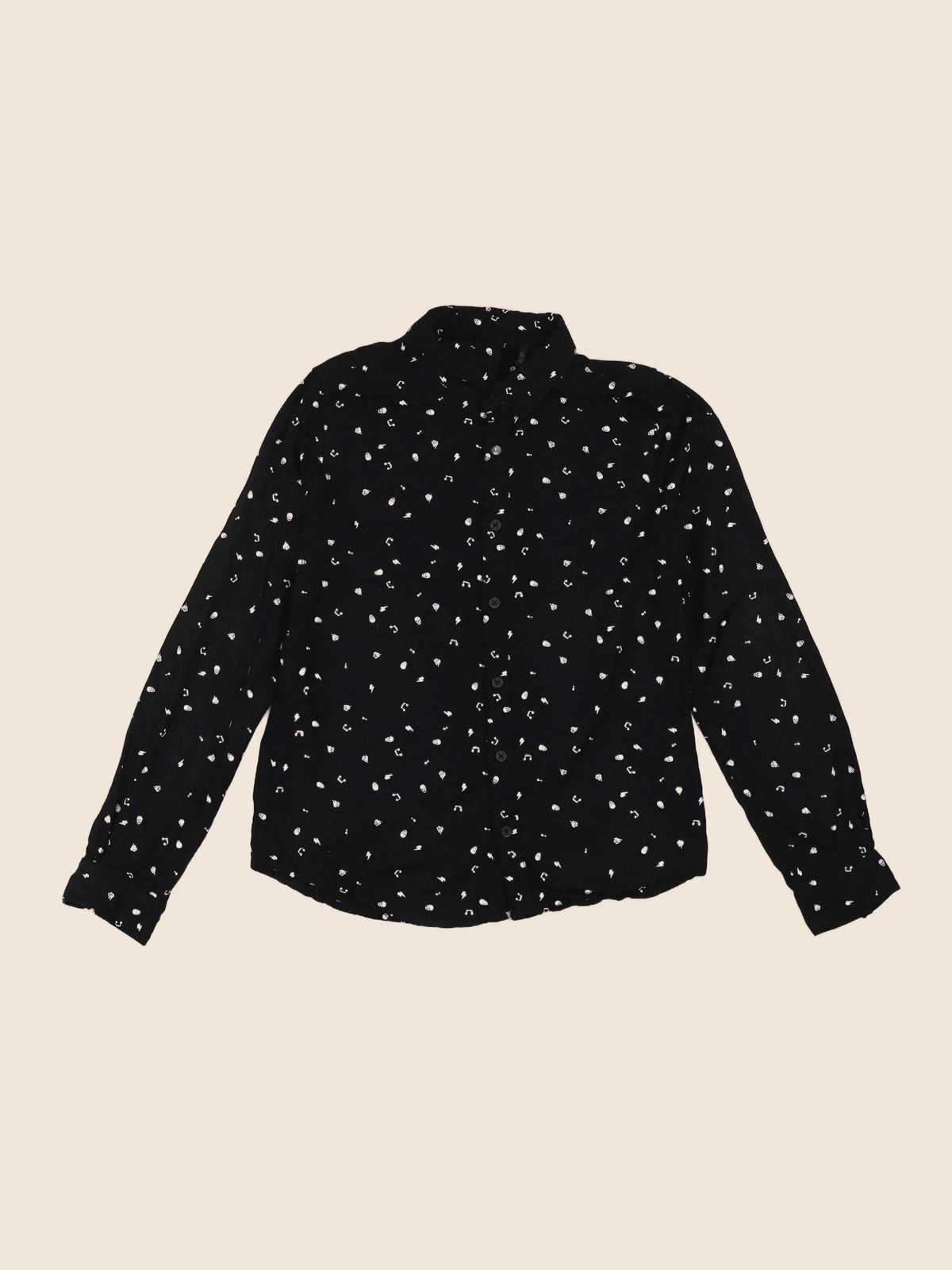IKKS - chemise noir - 10 ans