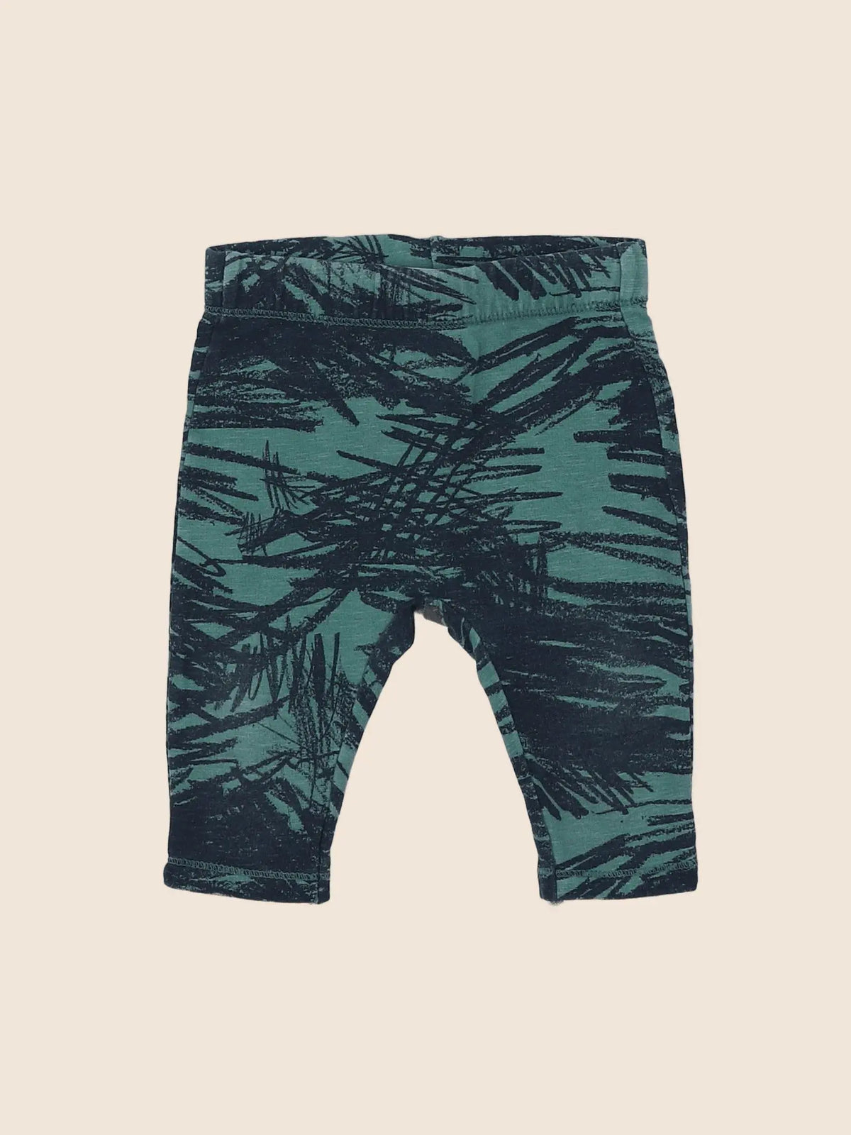 Zara - sarouel vert - 3/6 mois