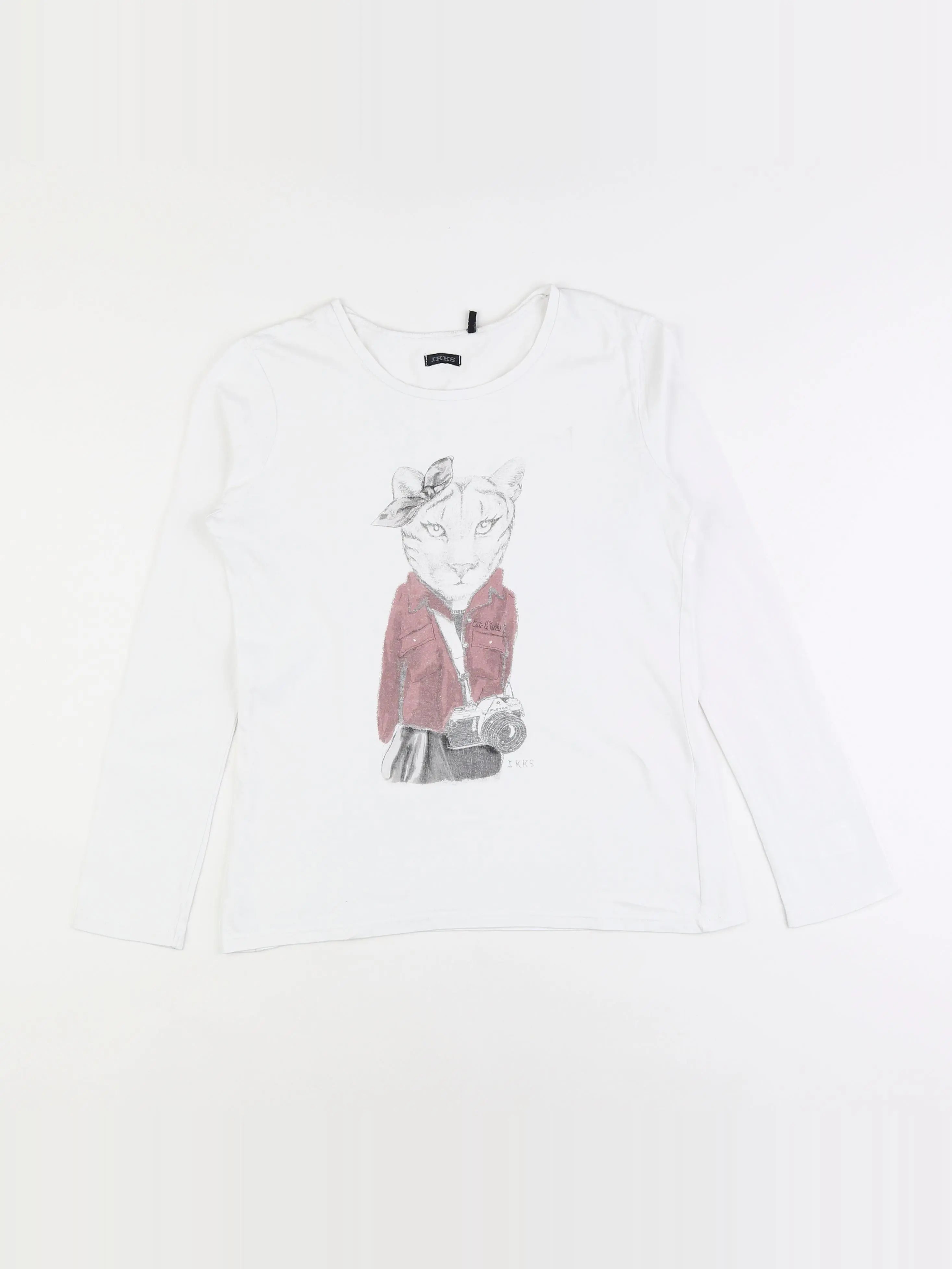 IKKS - tee-shirt blanc - 12 ans